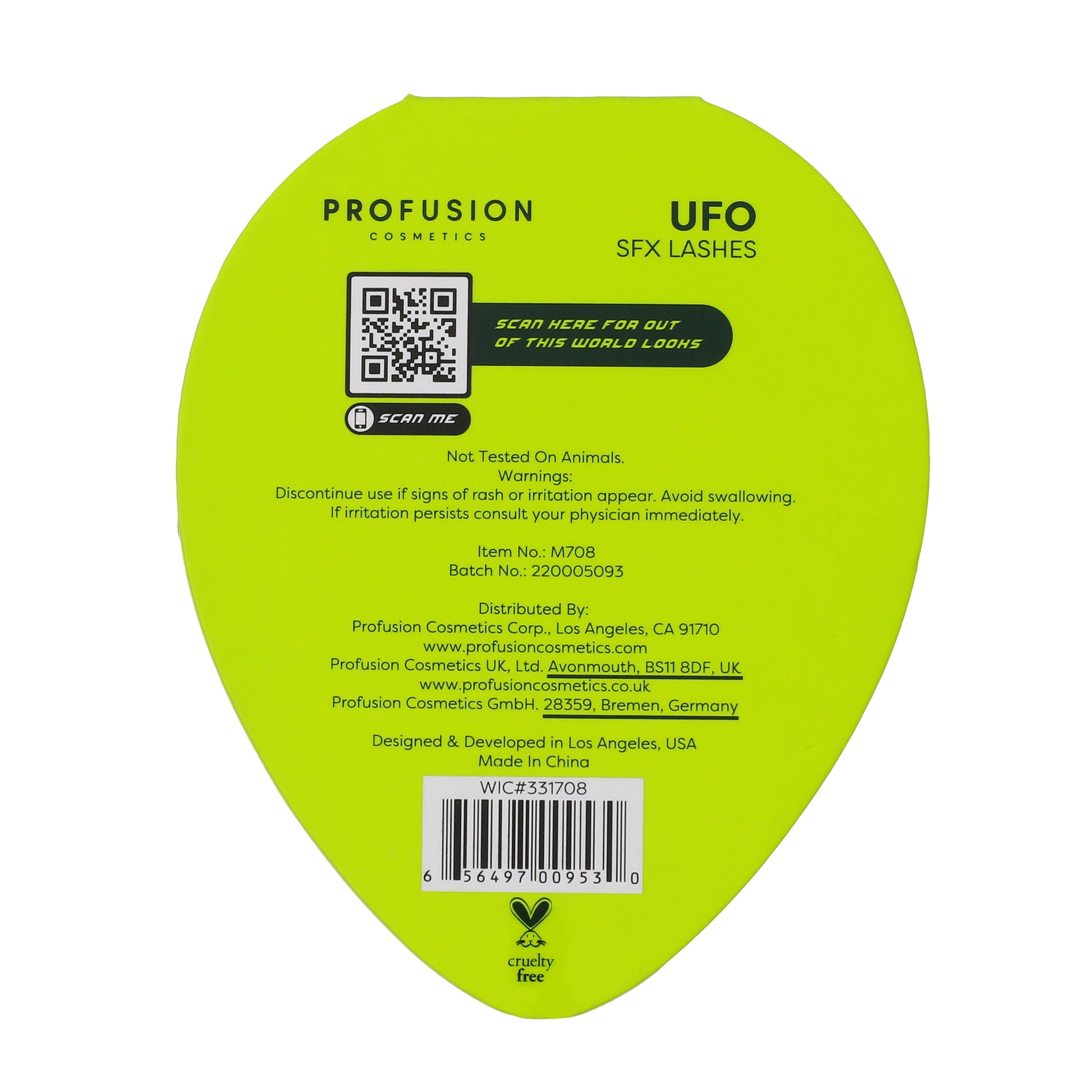 UFO | SFX Glow-In-The-Dark Lashes - Osadia Concept Store
