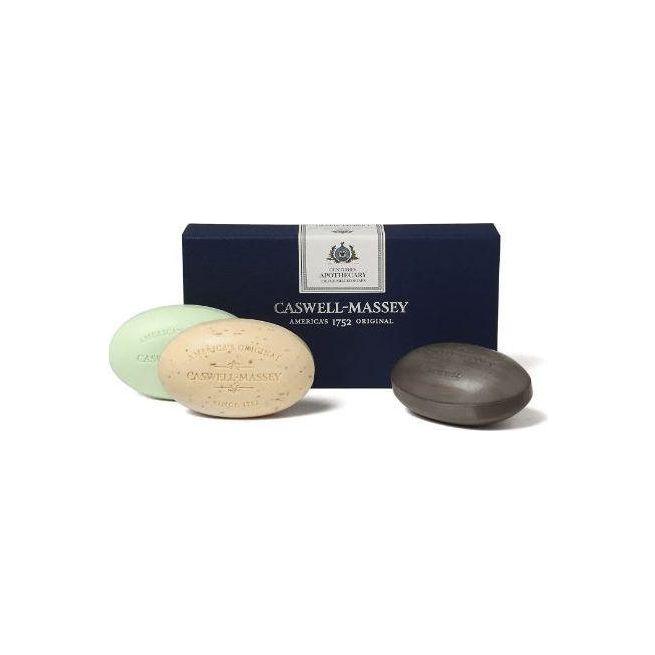Caswell-Massey Bath Soap Box of Three 5.8 oz Each Bar Collection