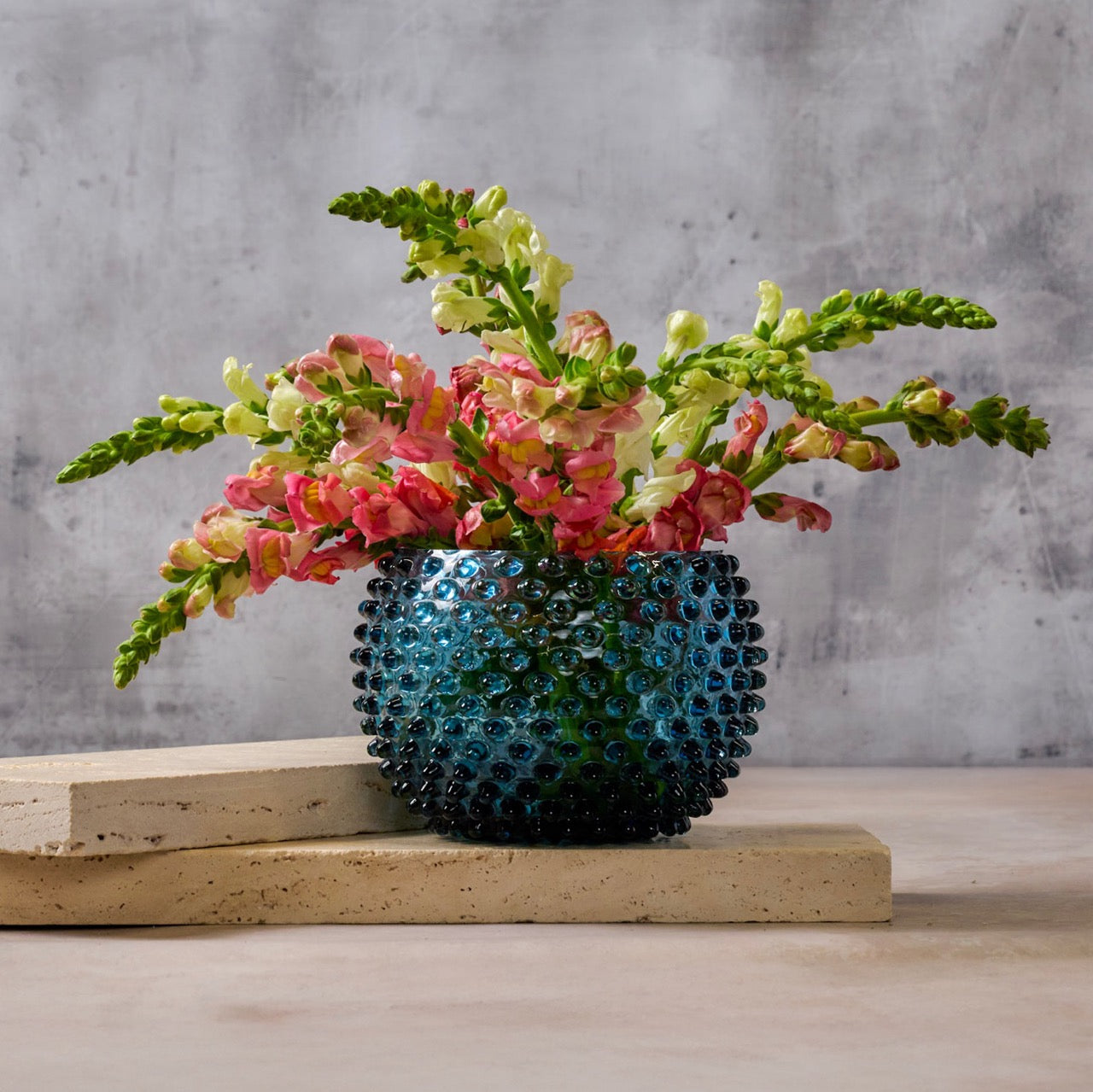 Hobnail Vase - Large - Midnight Blue