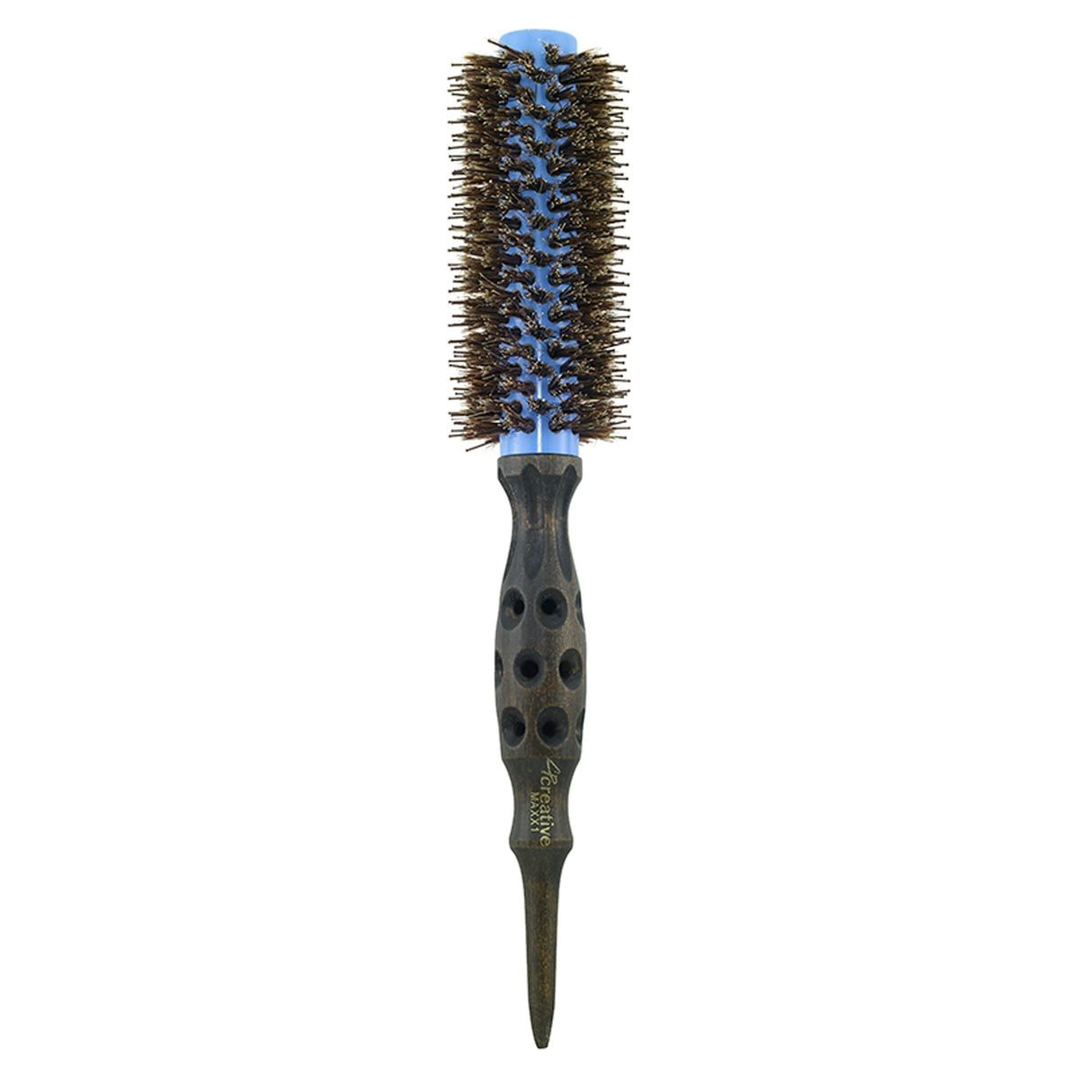 Maxx Wood and Ceramic Round Hair Brush