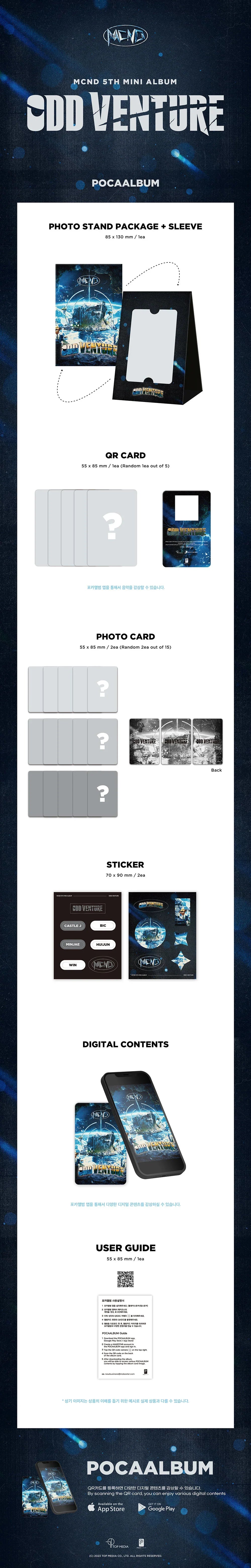 Mcnd 5th Mini Album - Odd Venture - Osadia Concept Store