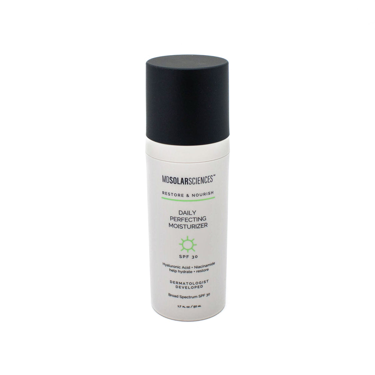 MDSOLARSCIENCES Daily Perfecting Moisturizer SPF30 1.7oz - Small Amount Missing