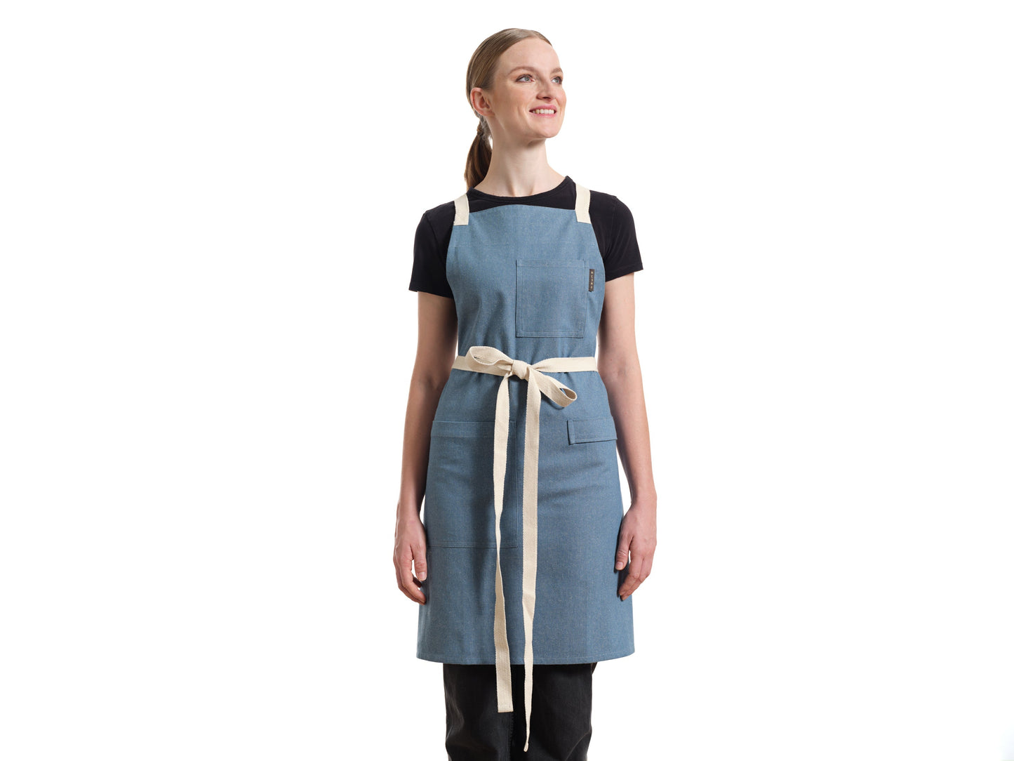 Crossback Apron - Solid Twill