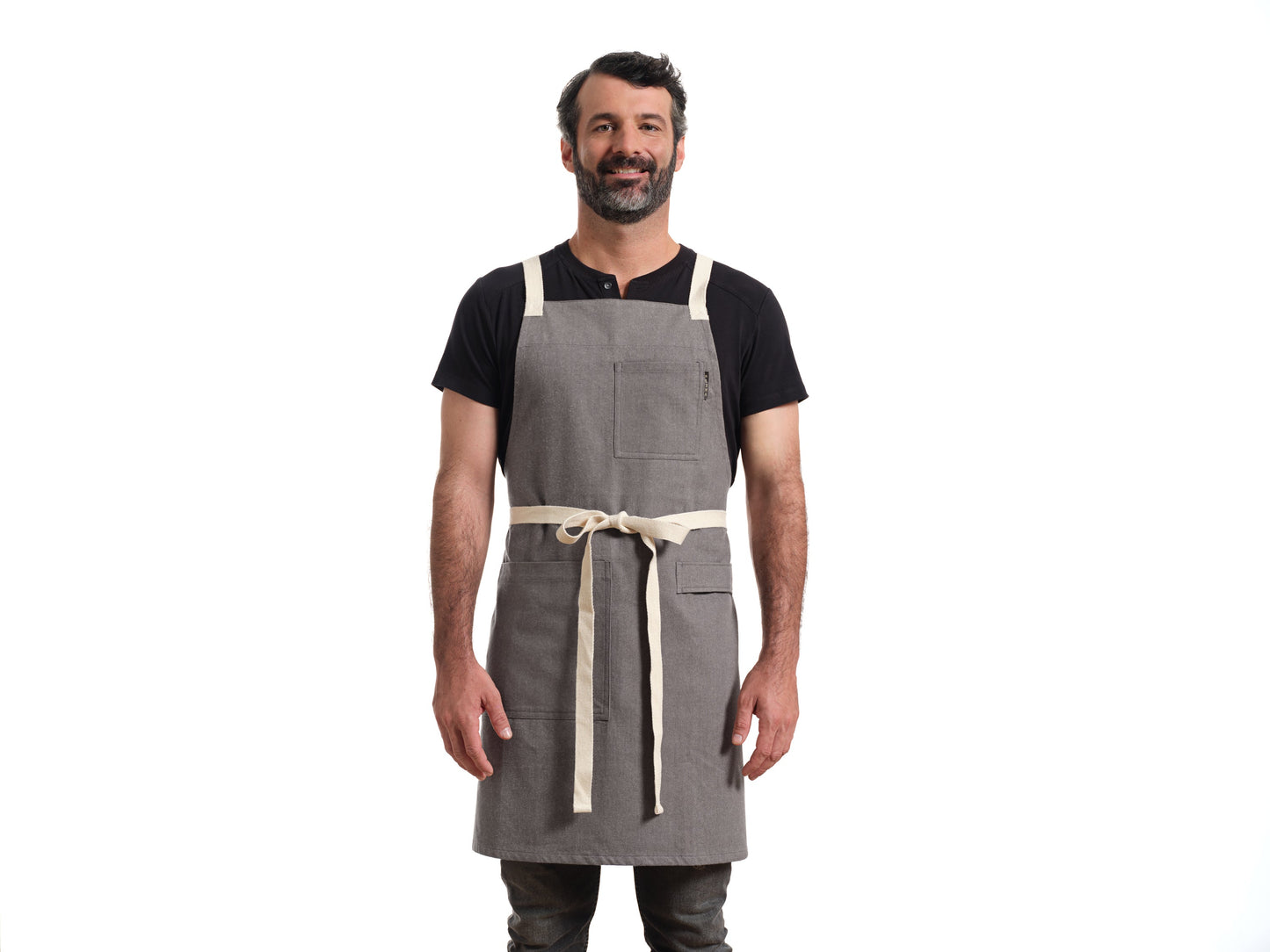 Crossback Apron - Solid Twill