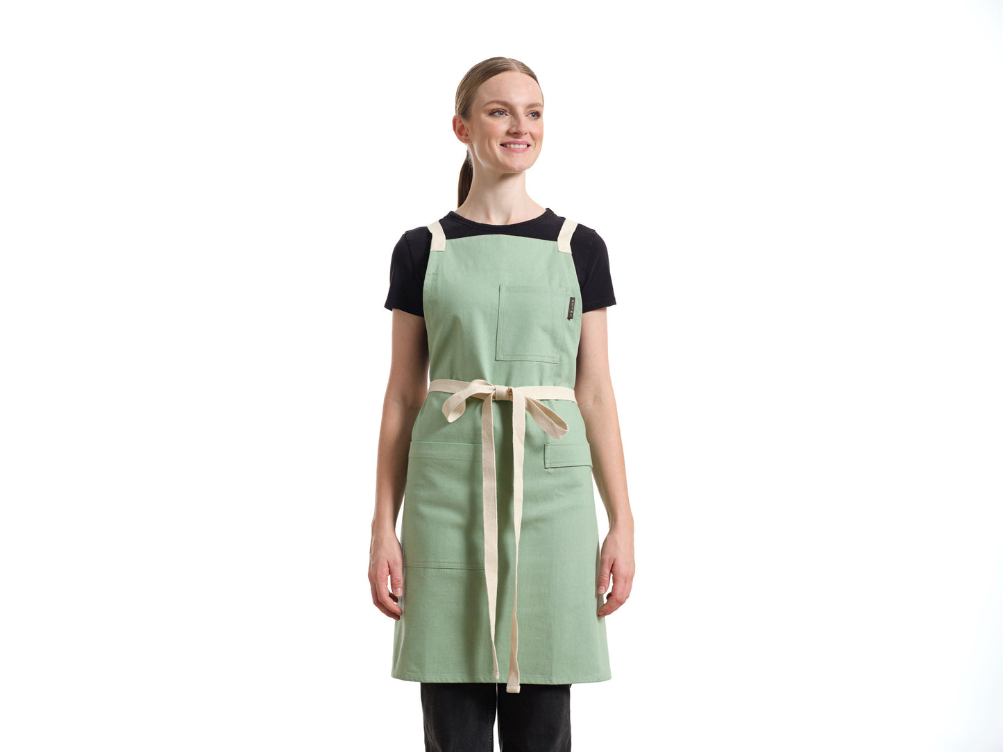 Crossback Apron - Solid Twill