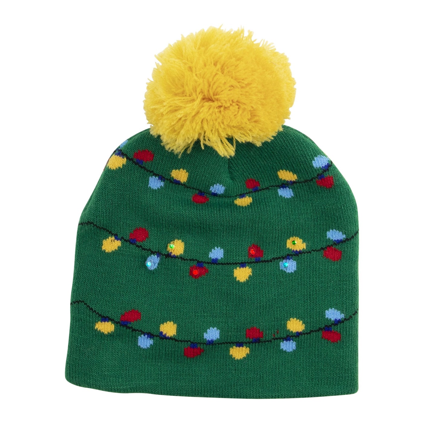 Kid's Light up Beanie with Tree & Lights