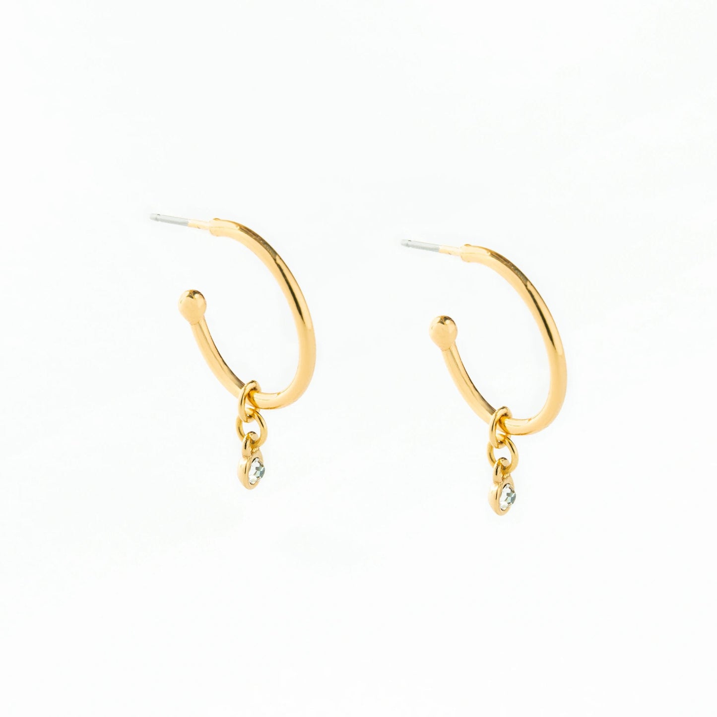 Gem Hoop Earrings