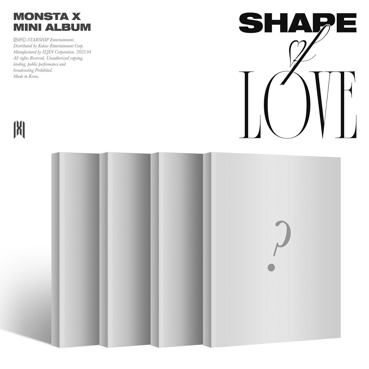 MONSTA X Mini Album Vol.11 [Shape Of Love]