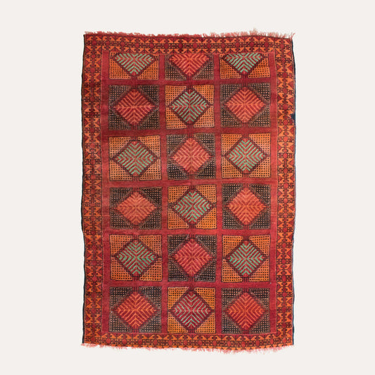 Vintage Moroccan Rug | 4' x 6'1"