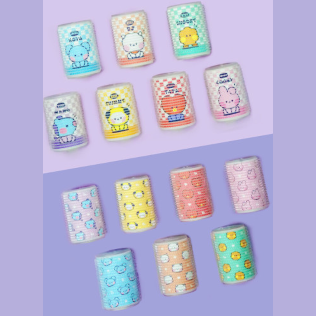 BTS x BT21 Hair Roll 2Ea