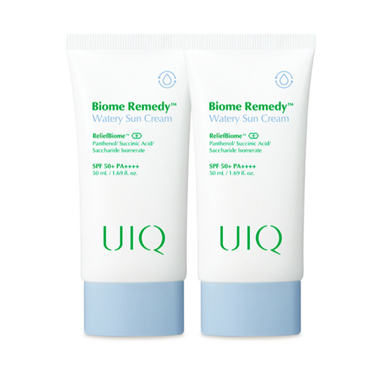 Riize x Uiq Biome Remedy Watery Sun Cream 1+1