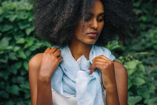 Mariam Handwoven Linen Scarf