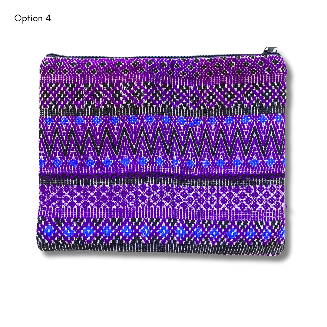 Maya Up-cycled Huipil Cosmetic One-of-a-Kind Bag (2XL) - Guatemala - Osadia Concept Store