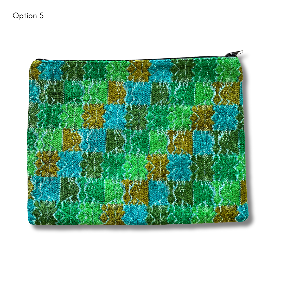 Maya Up-cycled Huipil Cosmetic One-of-a-Kind Bag (2XL) - Guatemala - Osadia Concept Store