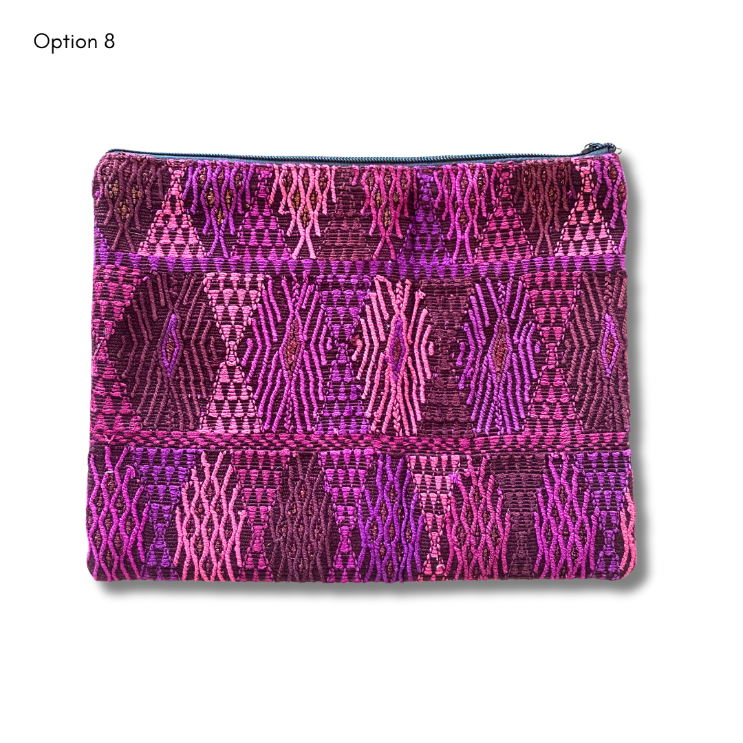 Maya Up-cycled Huipil Cosmetic One-of-a-Kind Bag (2XL) - Guatemala - Osadia Concept Store