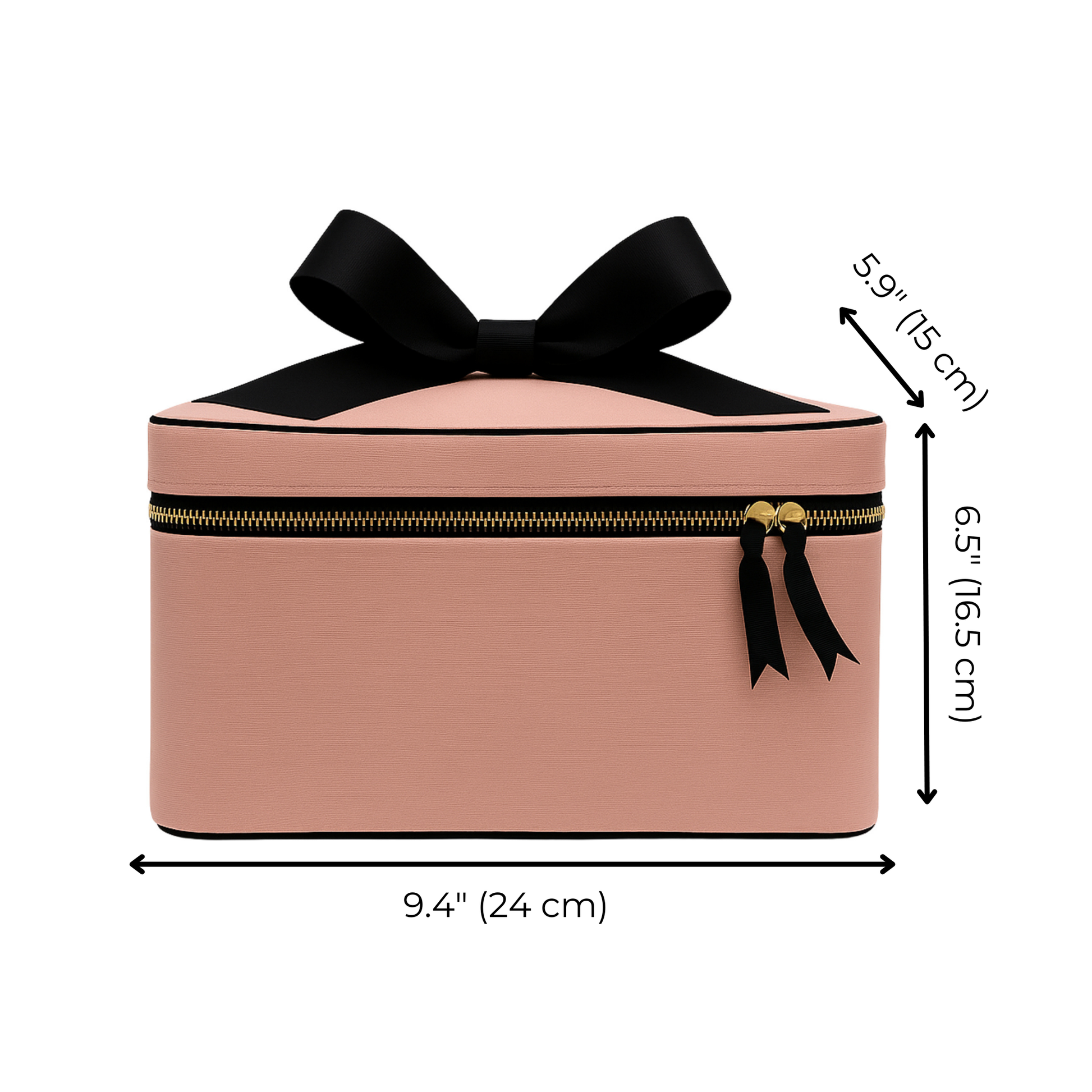 Medium Box Makeup & Toiletry, Pink/Blush - Osadia Concept Store