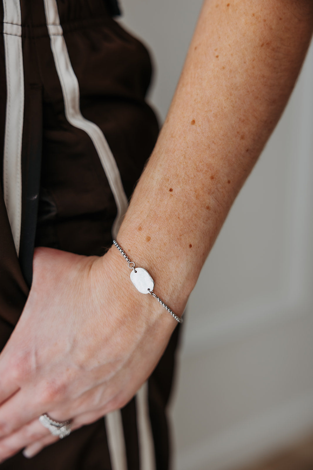 Guidance Adjustable Bracelet | Salvaged Steel Auto Part | Stainless Steel Chain