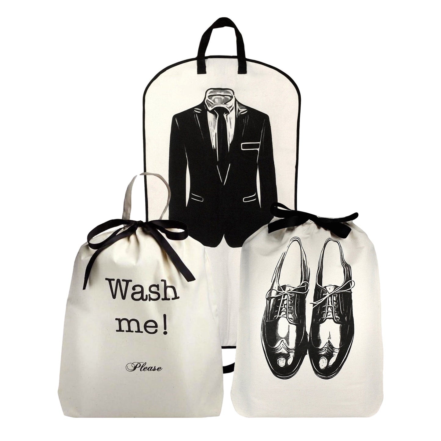 Men's Travel Set 3-pack, Cream - Osadia Concept Store