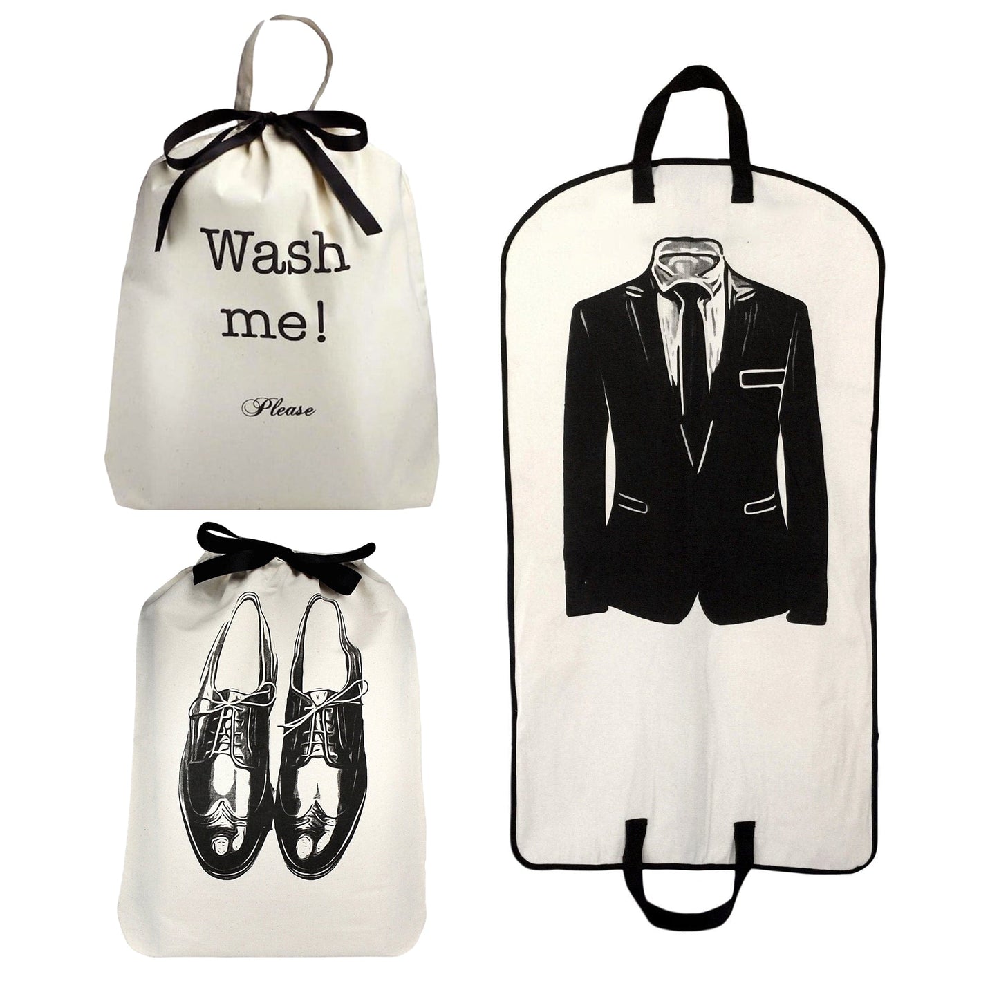 Men's Travel Set 3-pack, Cream - Osadia Concept Store