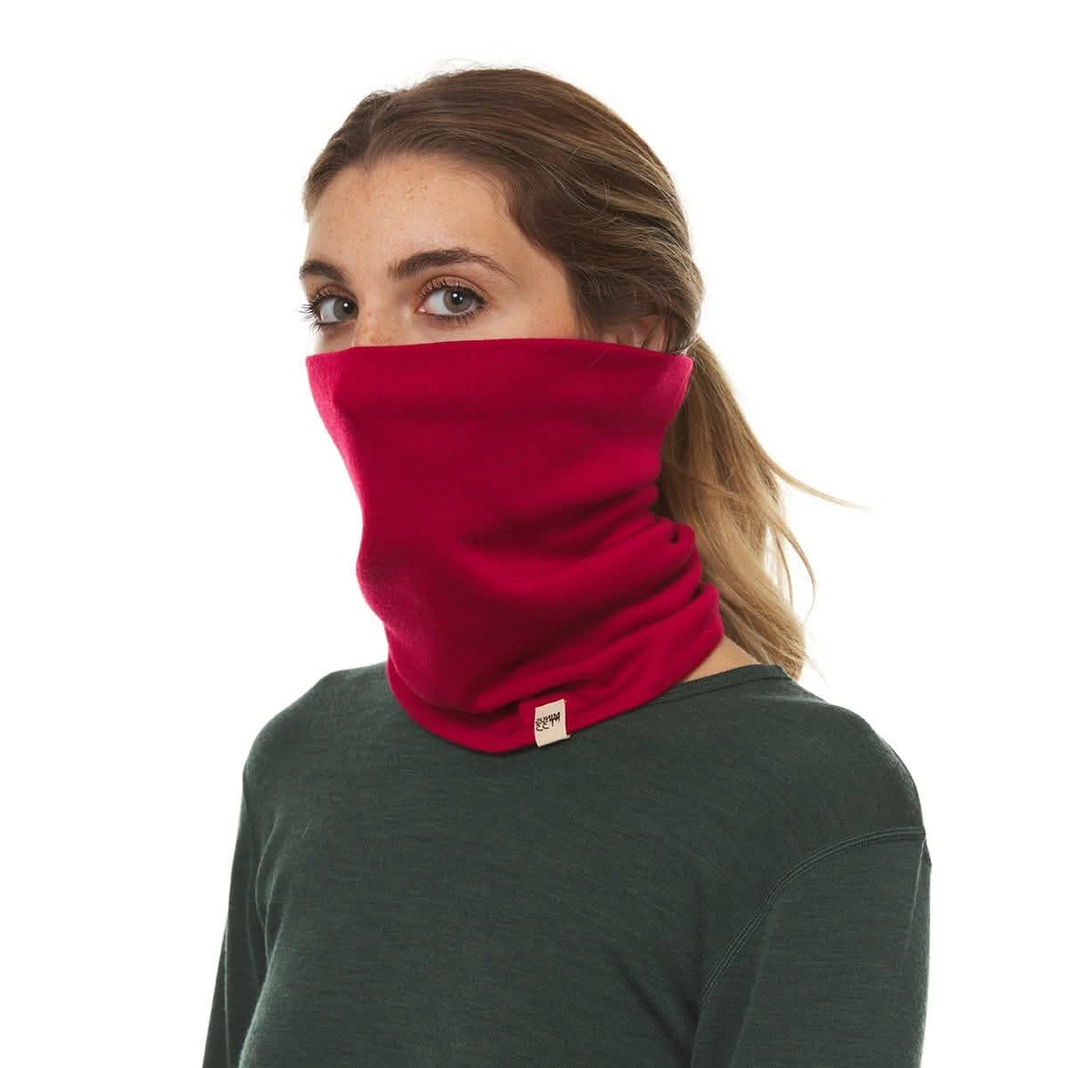 Midweight Wool Neck Gaiter - 100% Merino Wool - Osadia Concept Store