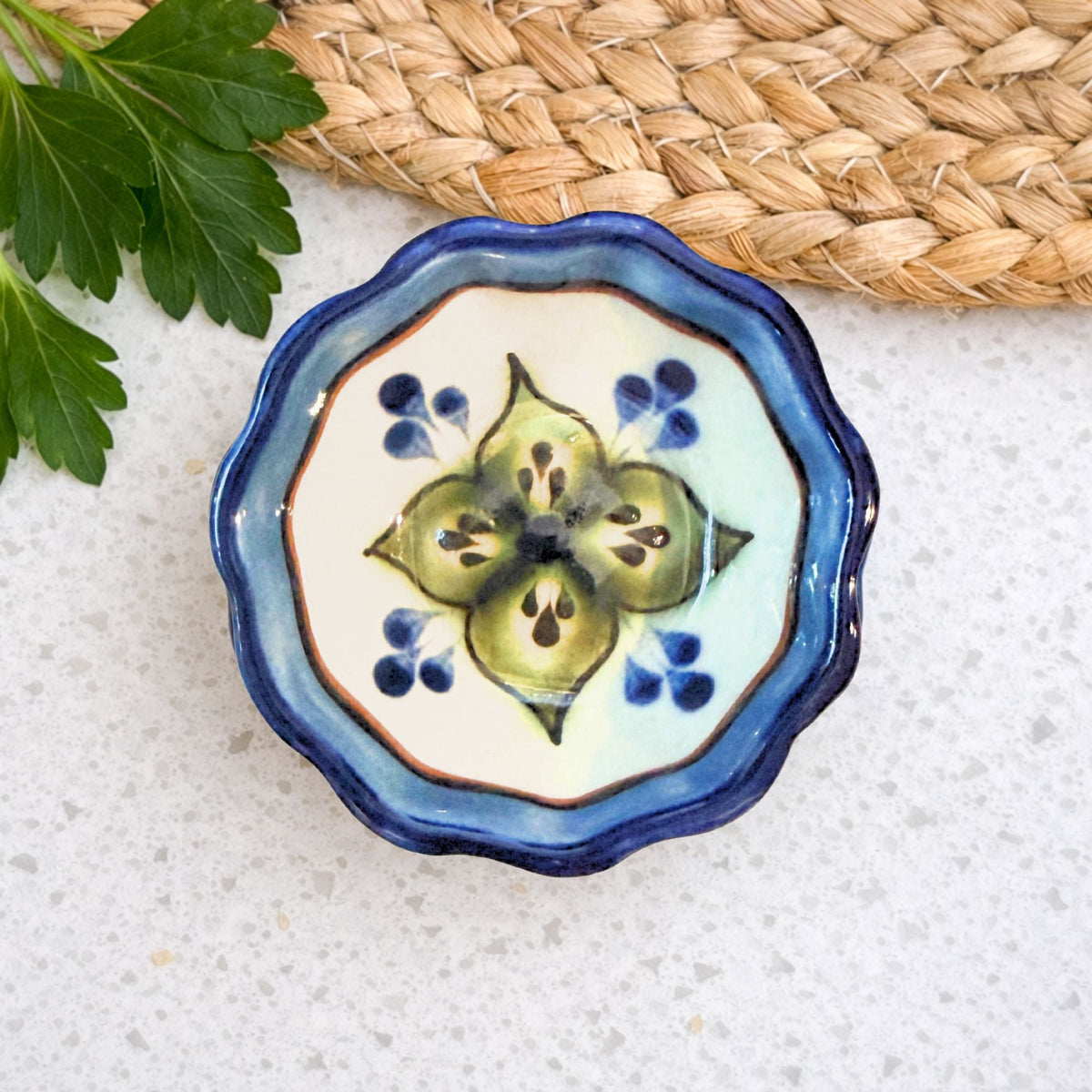 Mini Floral Ceramic Bowl