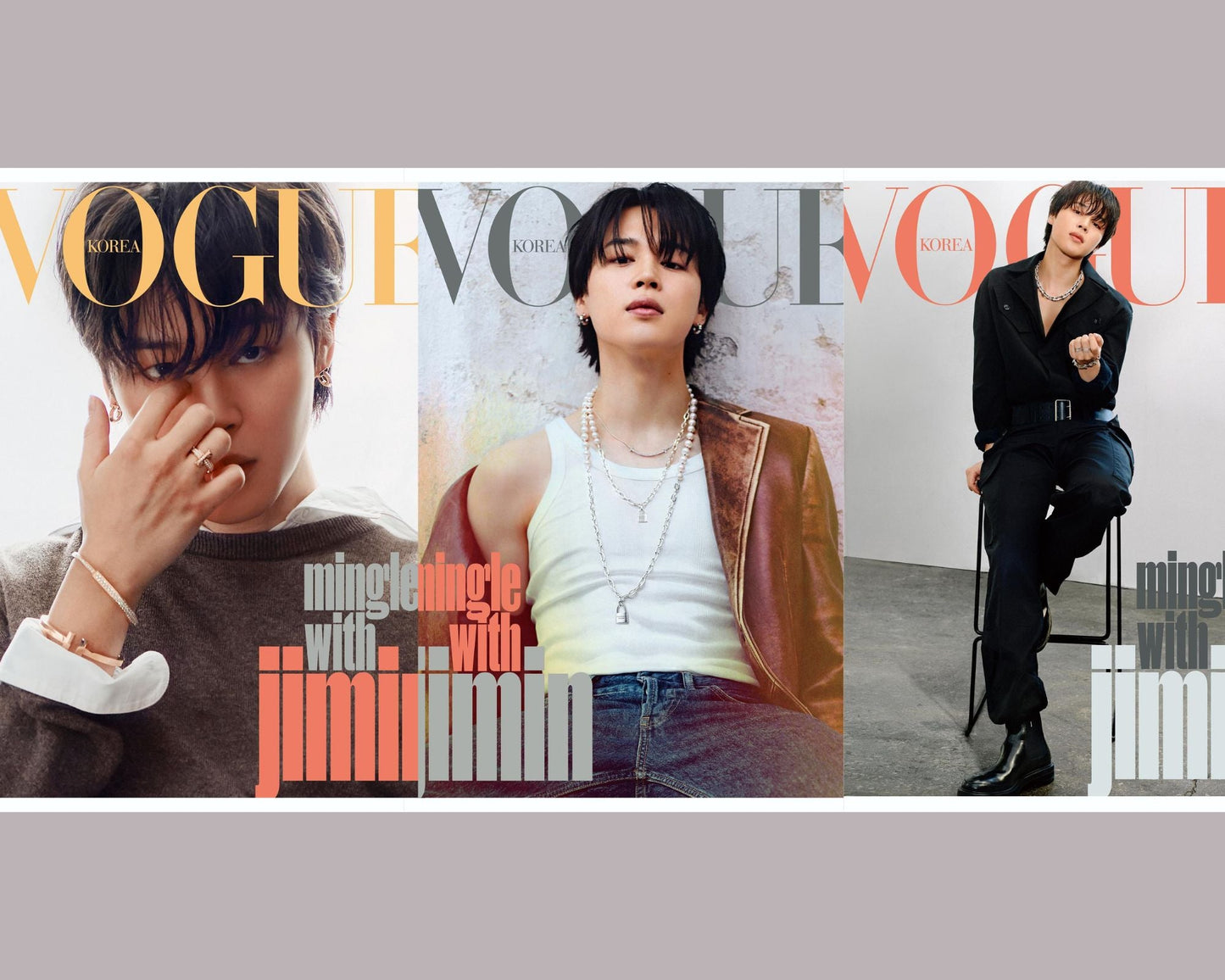 BTS Jimin On Vogue Korea Magazine (April 2023 Issue)
