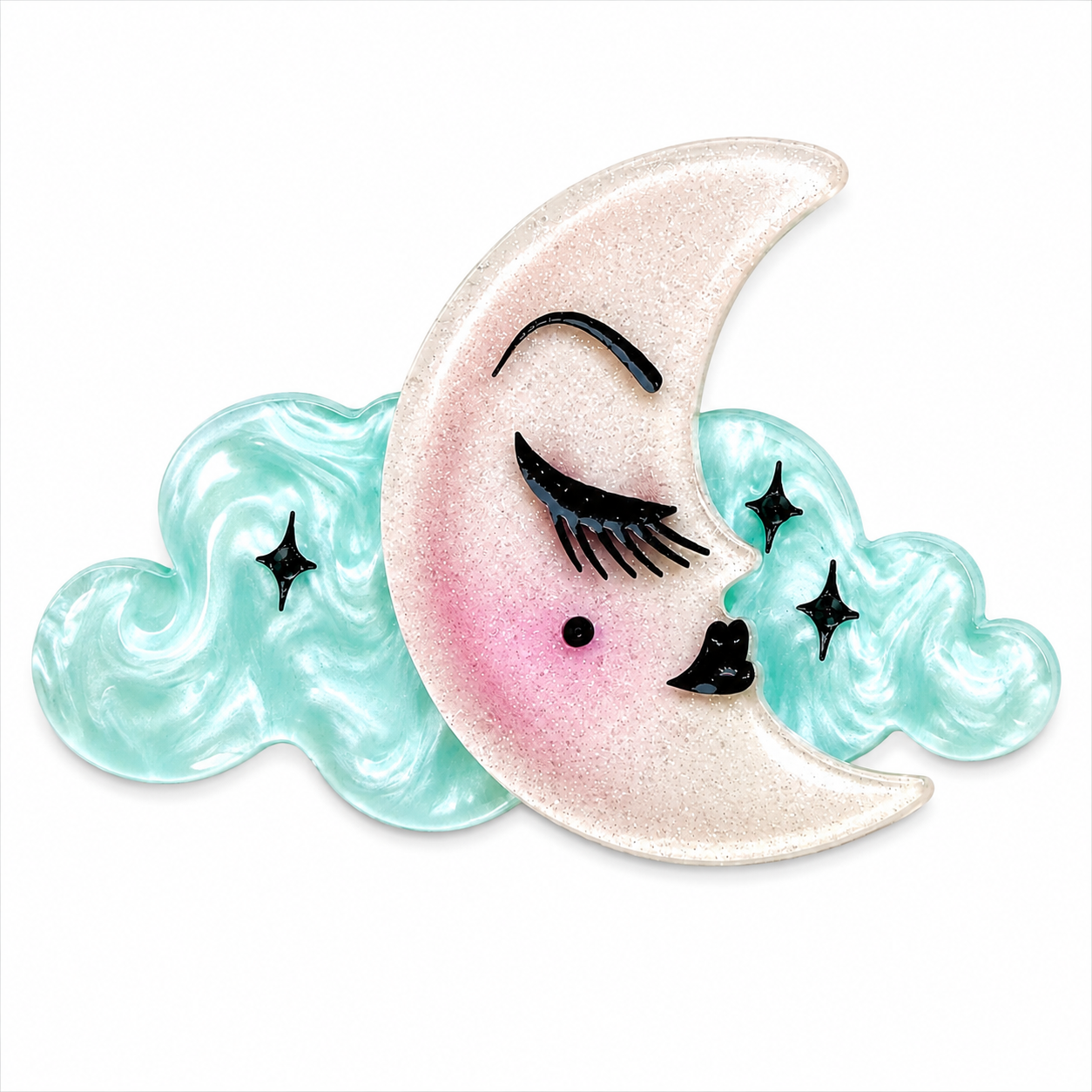 Luna Lullaby Brooch by Miss Fluff x Lipstick & Chrome