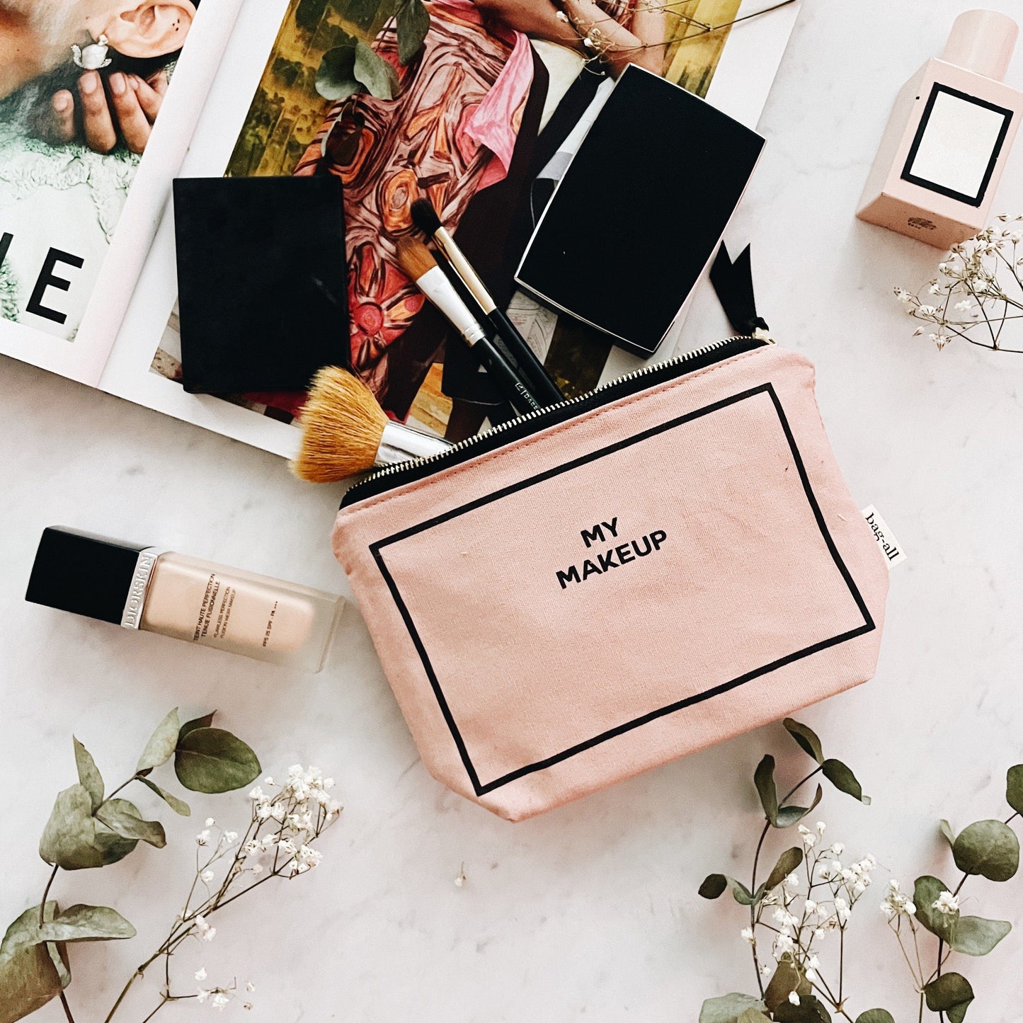 My Makeup Pouch, Coated Lining, Pink/Blush - Osadia Concept Store