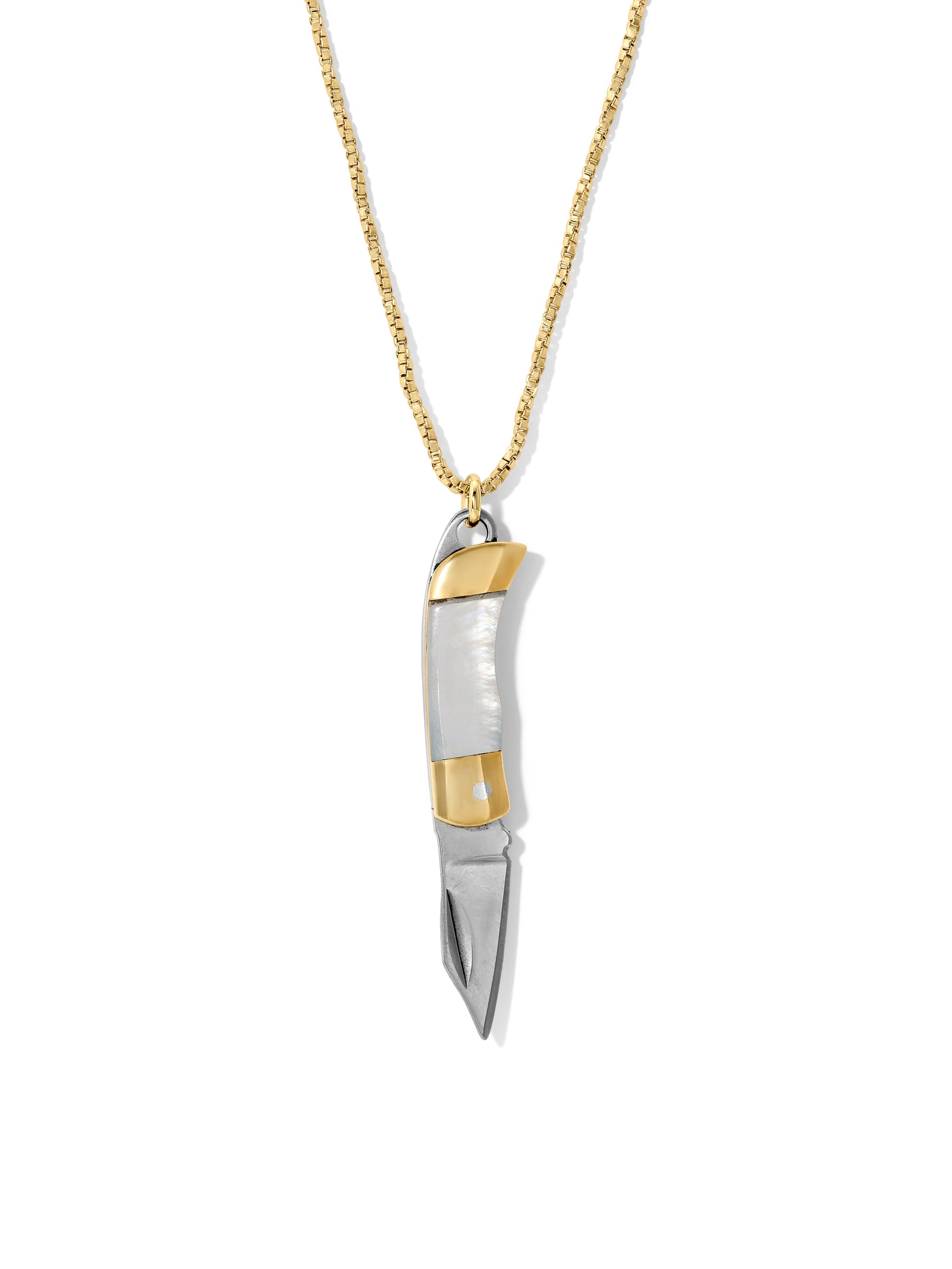 The Pocket Knife Necklace - Bone - Osadia Concept Store