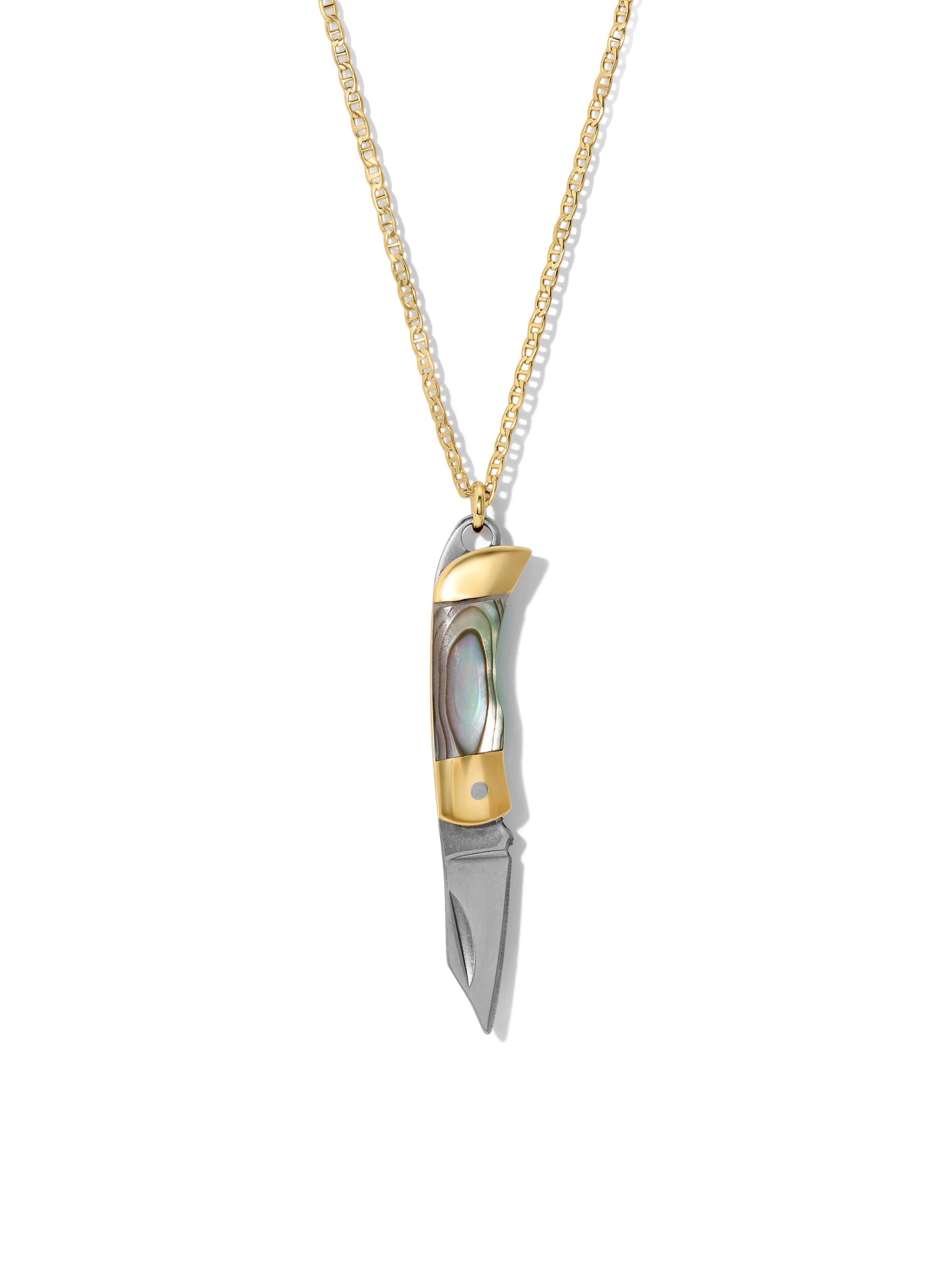 The Pocket Knife Necklace - Abalone - Osadia Concept Store