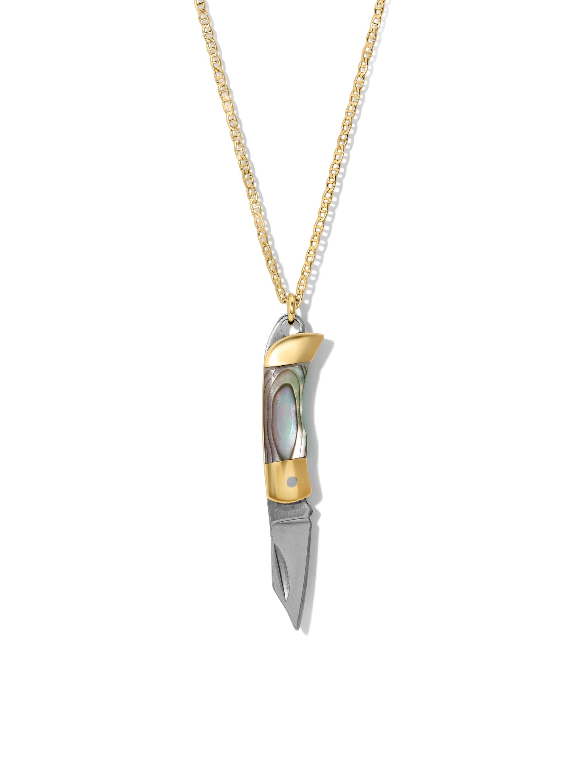 The Pocket Knife Necklace - Abalone - Osadia Concept Store