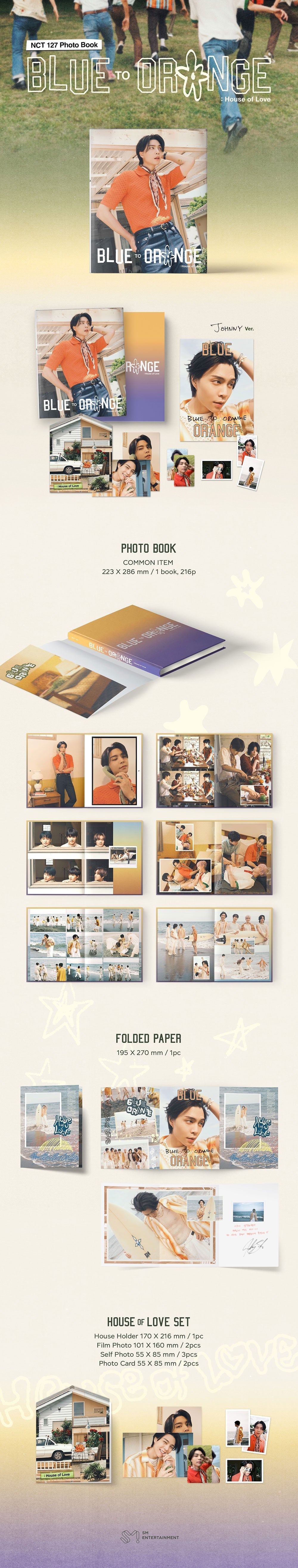 NCT127 - Blue To Orange House Of Love Photobook