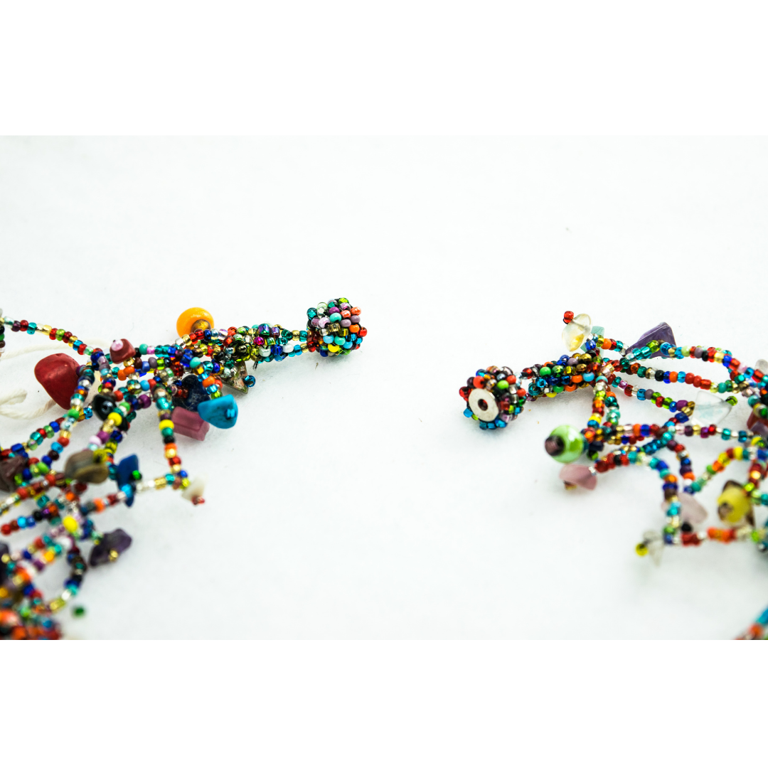 Luzy Beaded Necklace with Magnetic Closure - Guatemala
