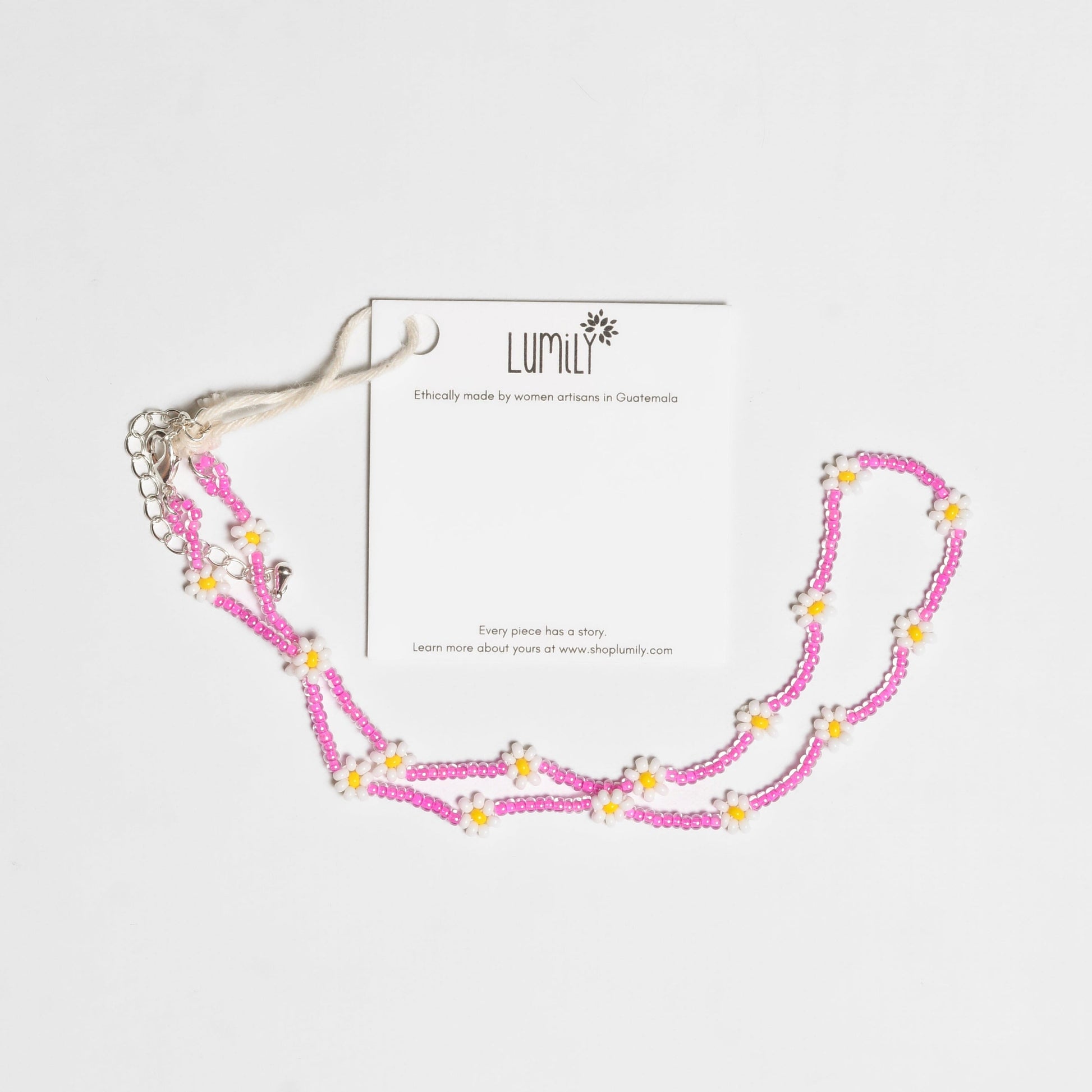 Daisy Seed Bead Choker - Guatemala - Osadia Concept Store