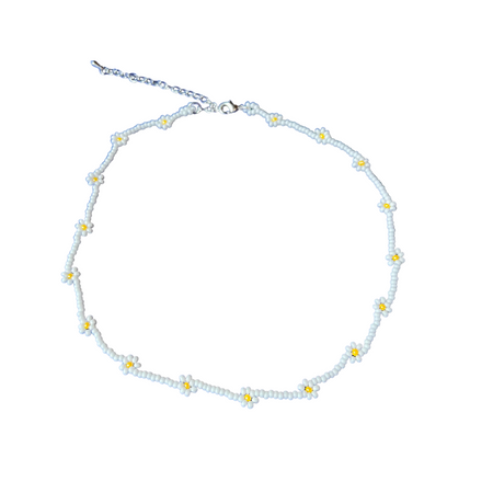 Daisy Seed Bead Choker - Guatemala - Osadia Concept Store