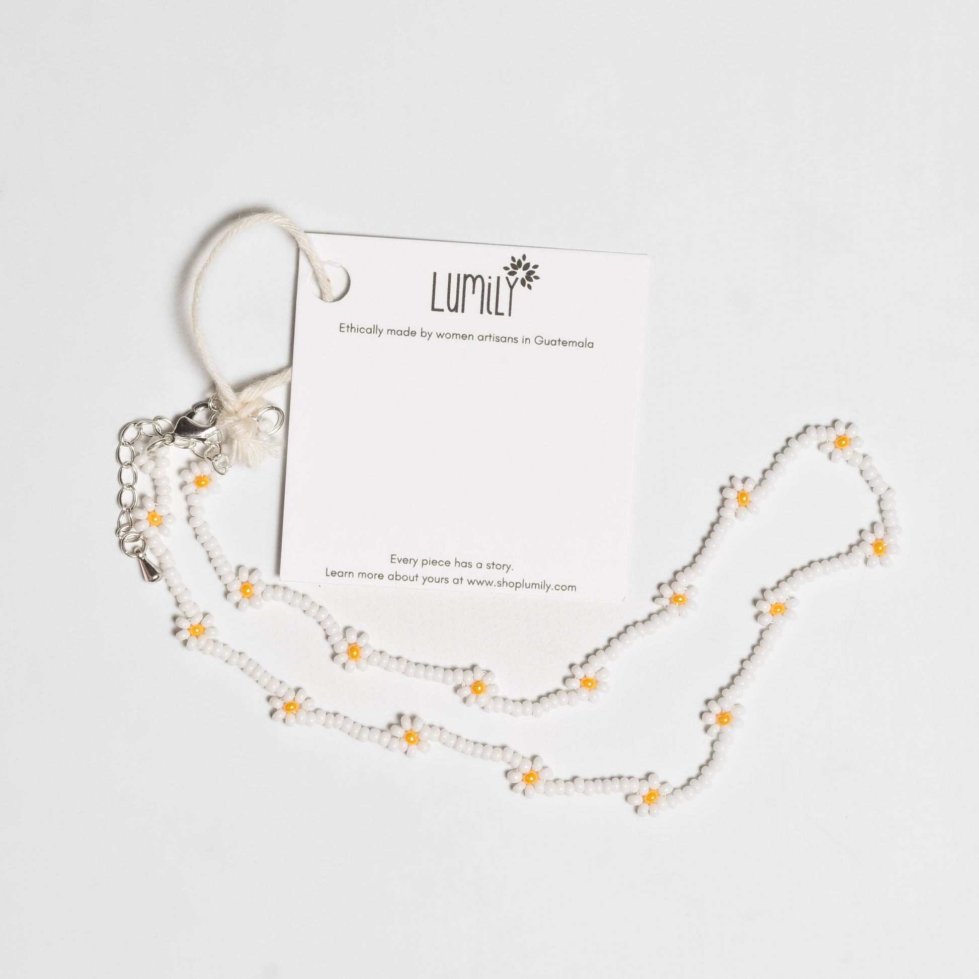 Daisy Seed Bead Choker - Guatemala - Osadia Concept Store