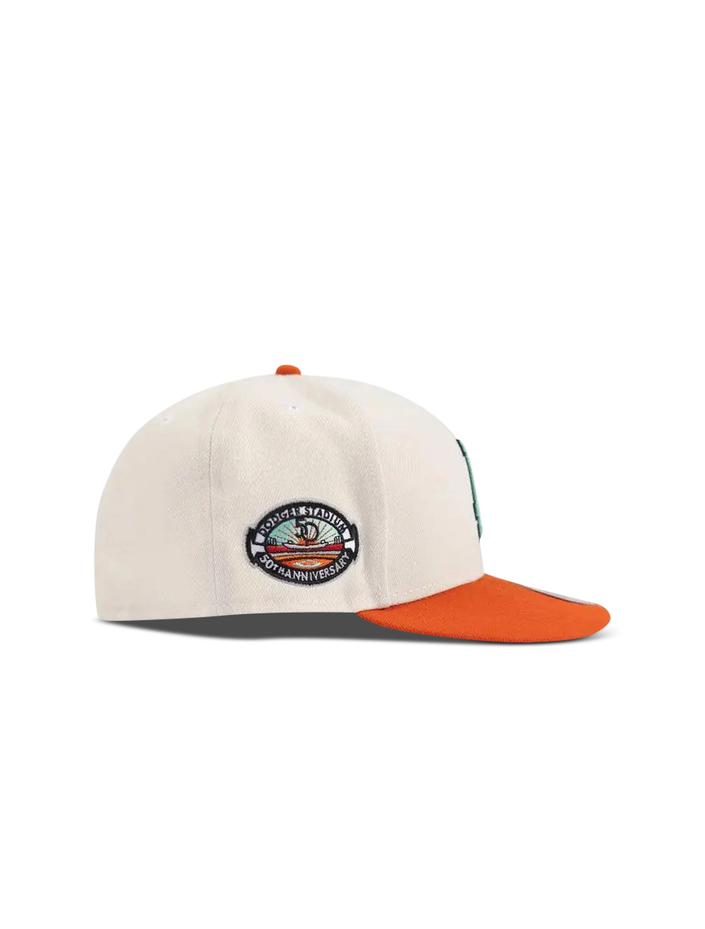 New Era 5950 Dodgers "50Th Anniversary" Patch Hat