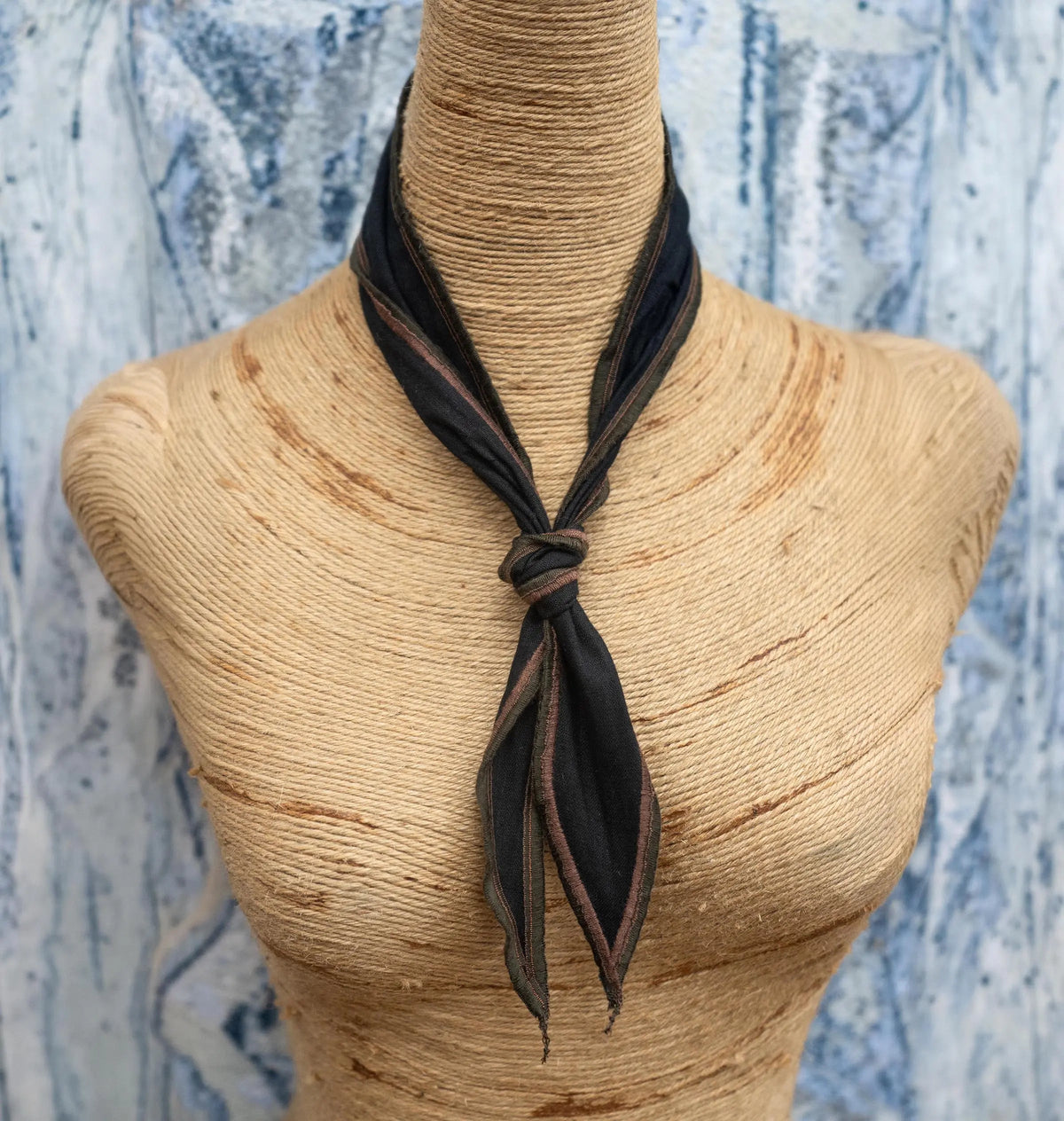 New York New York Linen Neck Scarf | Matthew Ian Collection