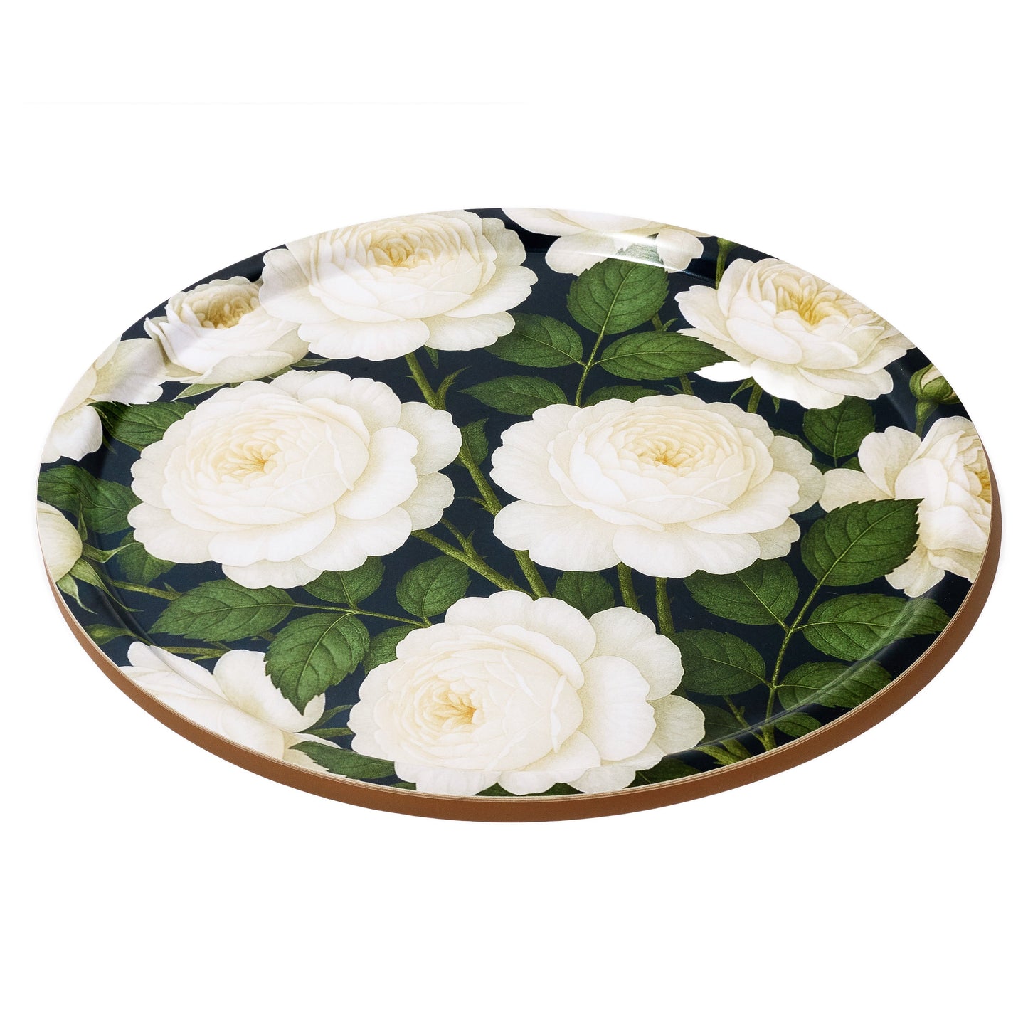Night Garden Birchwood Decorative Tray - Round - Large