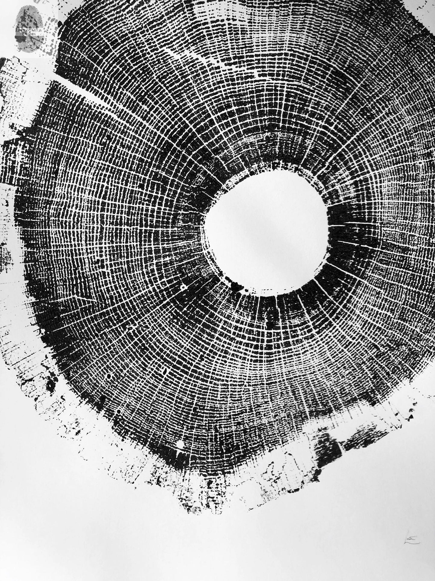 North Carolina Tree Art - Oak - 18x24 print