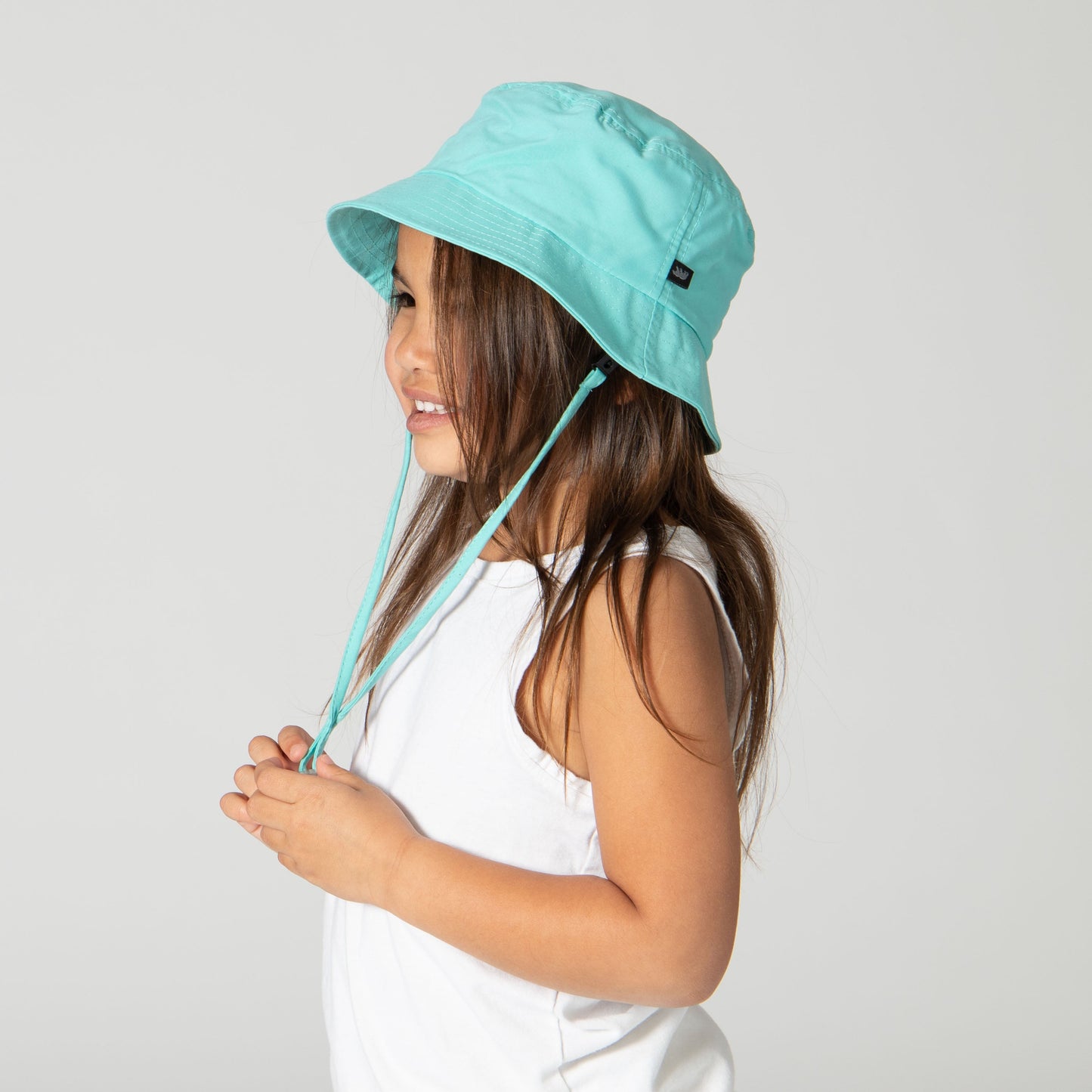 Kid's Colorful Bucket Hat With Adjustable Chin Strap and Tear Away Clip