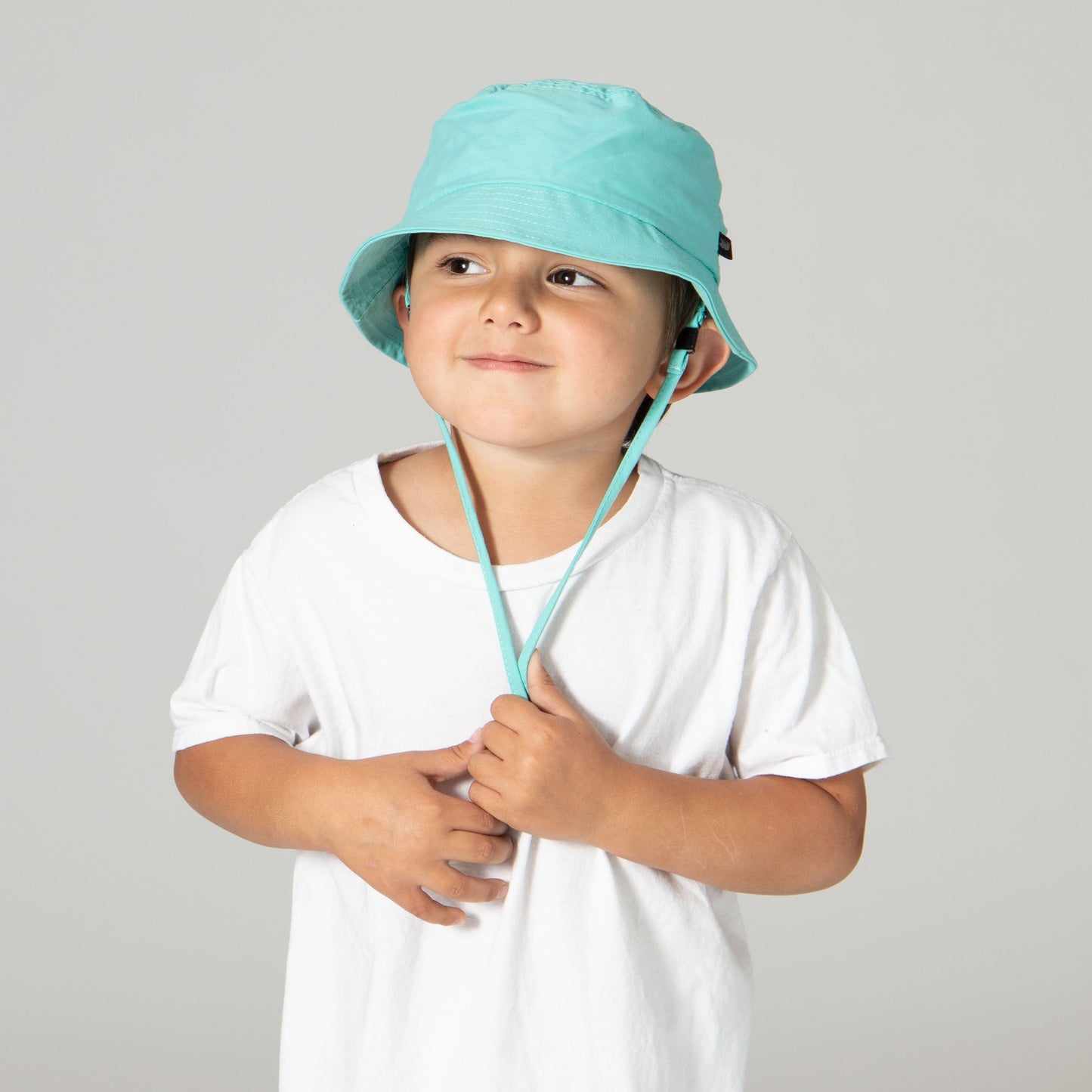 Kid's Colorful Bucket Hat With Adjustable Chin Strap and Tear Away Clip