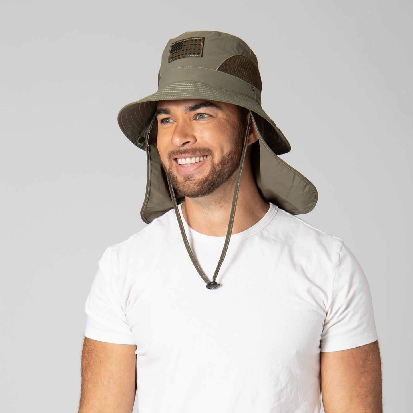 Outdoor Americana Bear Patch Boonie Hat