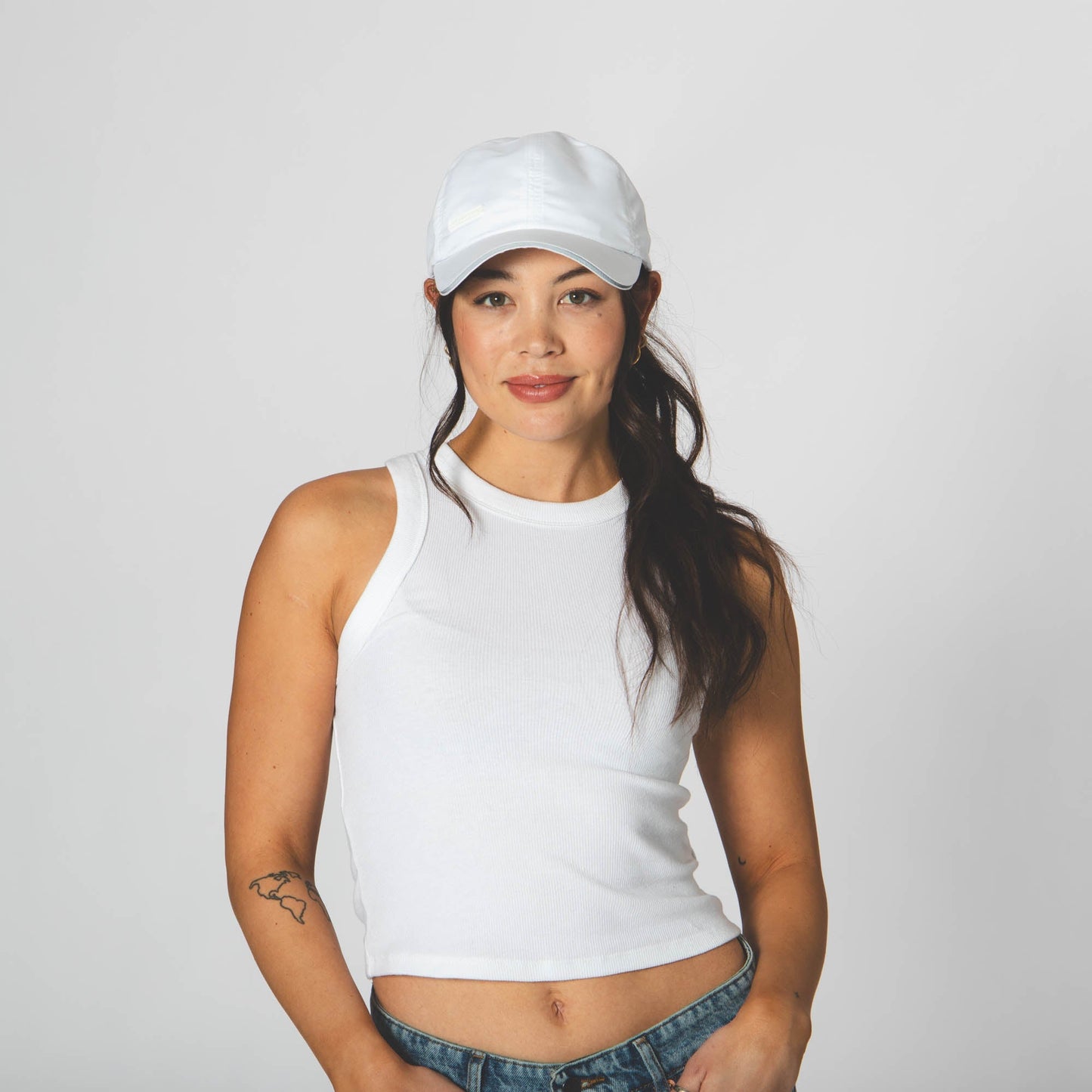 Women's Running Cap with Wide Ponytail Opening