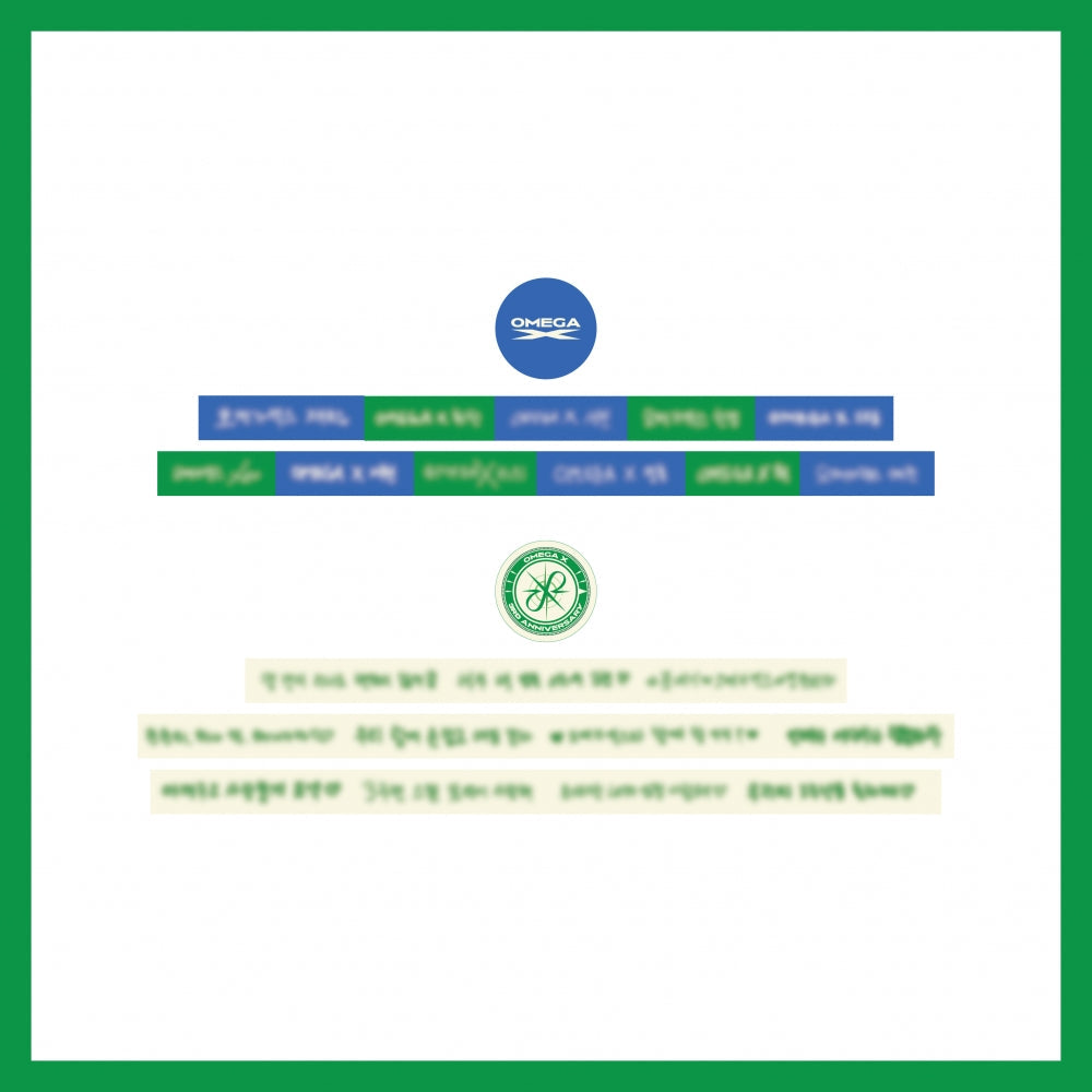 Omega x - 3rd Anniversary Pop Up Store Official MD Masking Tape - Osadia Concept Store