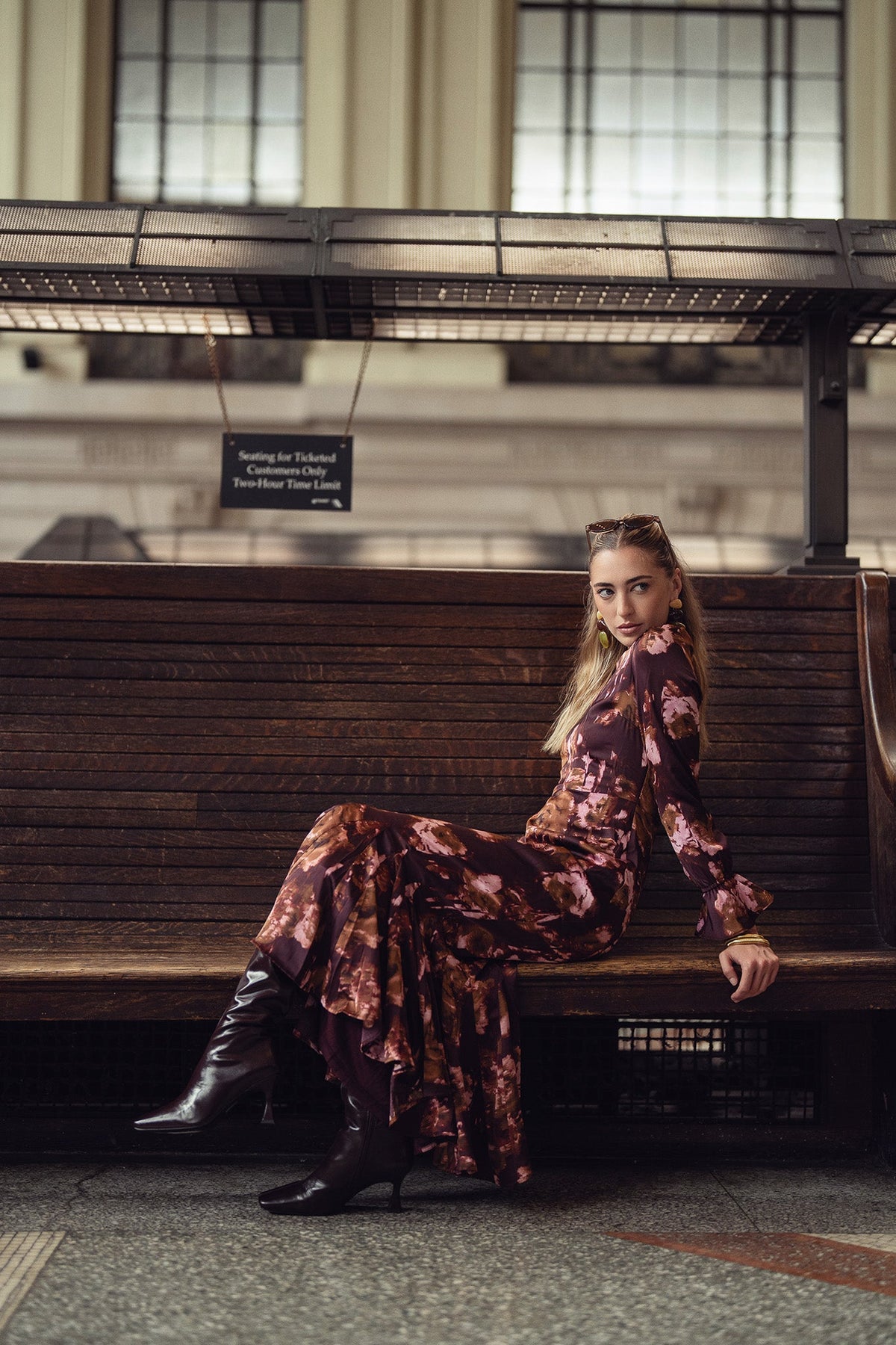Aliza Dress- Maroons