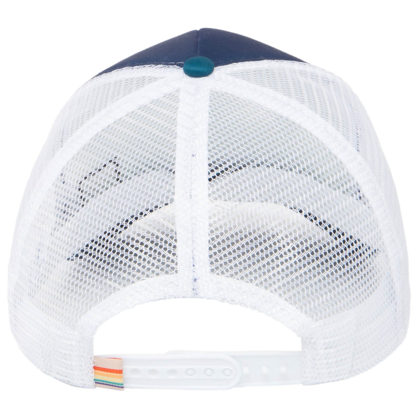 Ocean Pacific - 5 Panel Trucker Hat with White Palm Tree Print