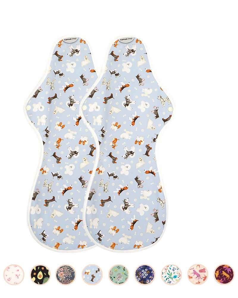 Organic Reusable Cotton Period Pads - 2 Super Ultra Pads