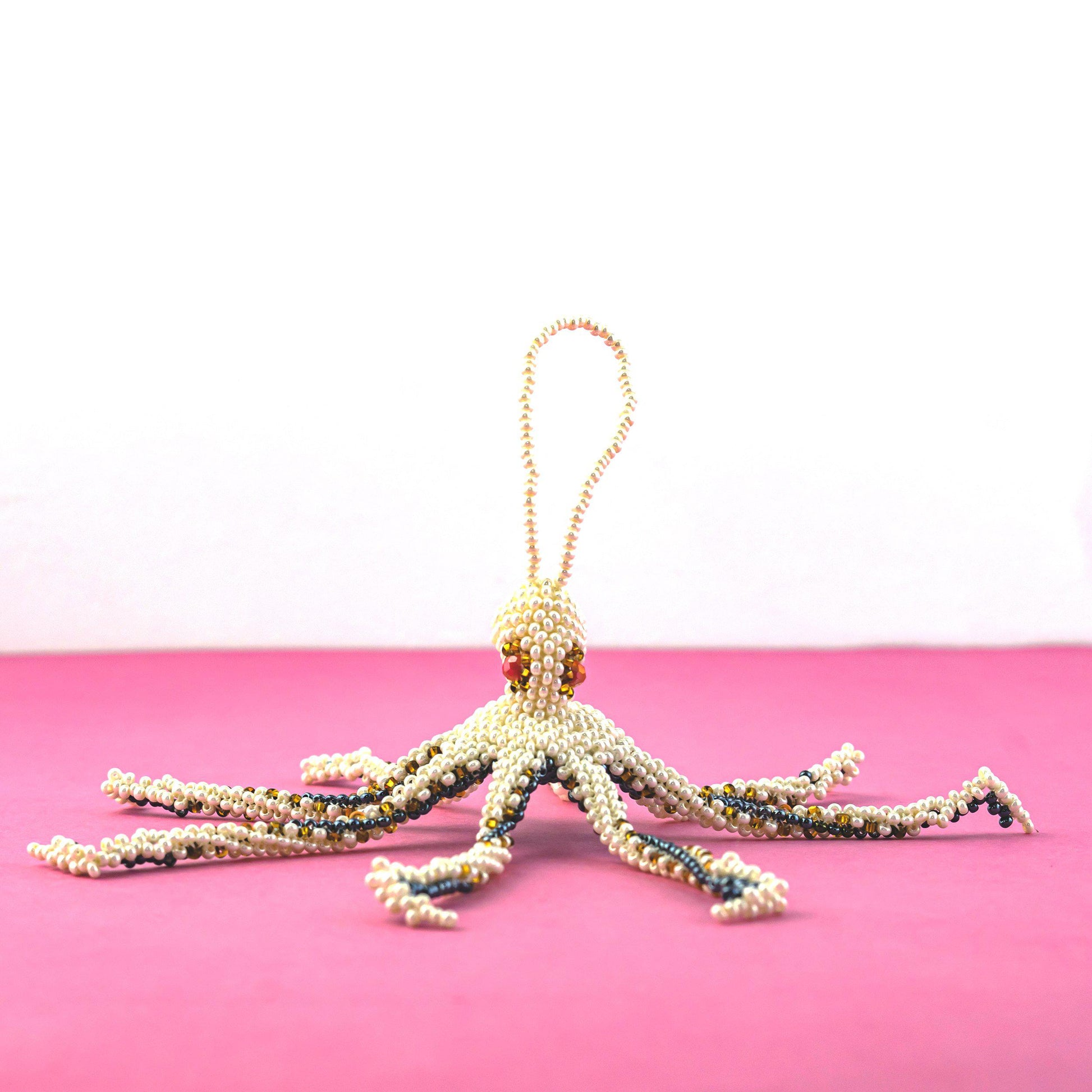 Octopus Seed Bead Ornament - Guatemala - Osadia Concept Store