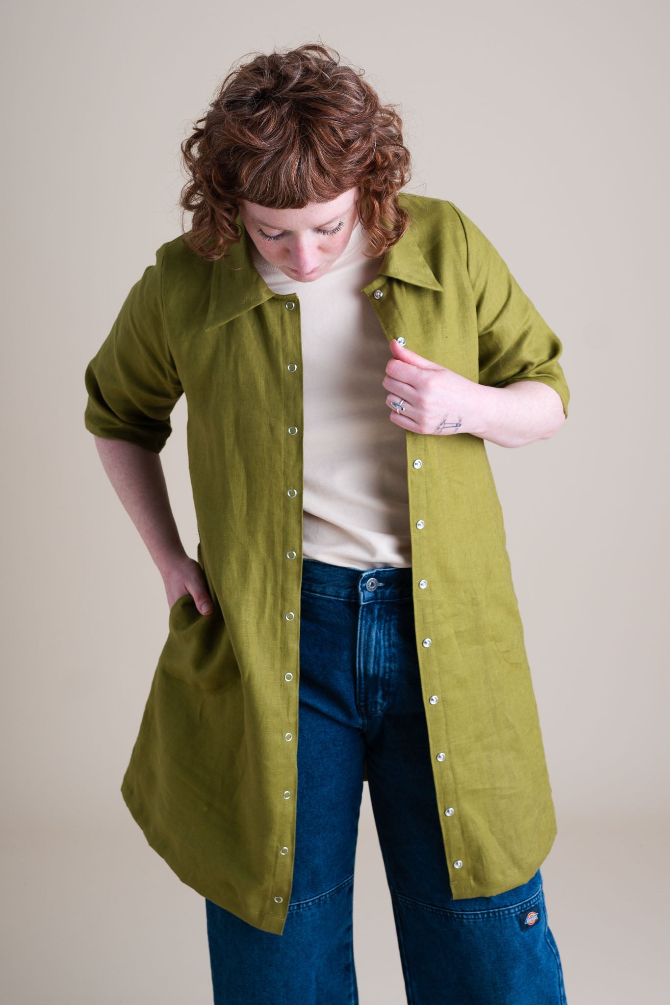 Revolution Dress (Updated) in Avocado